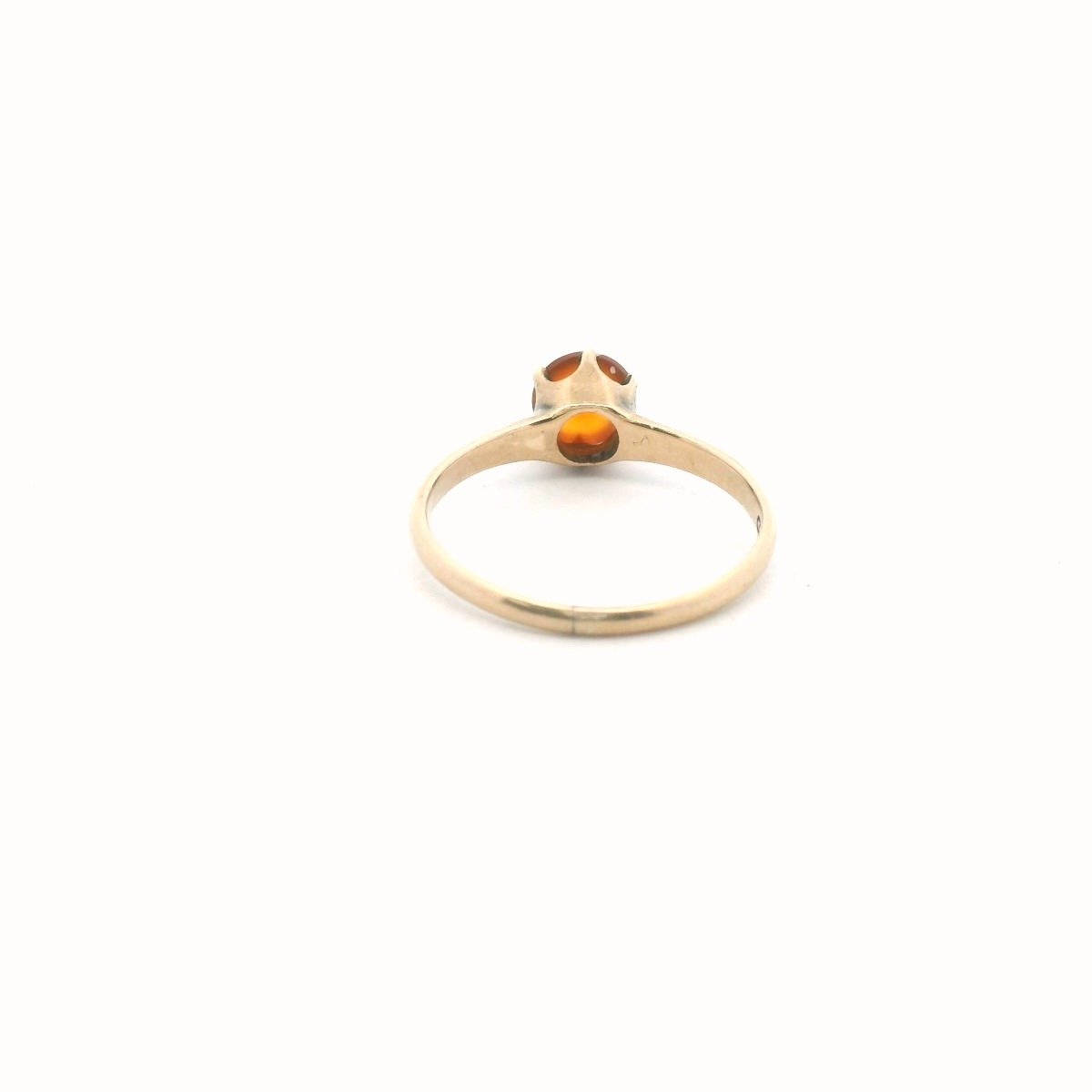 Antique 10K Yellow Gold Carnelian Ring