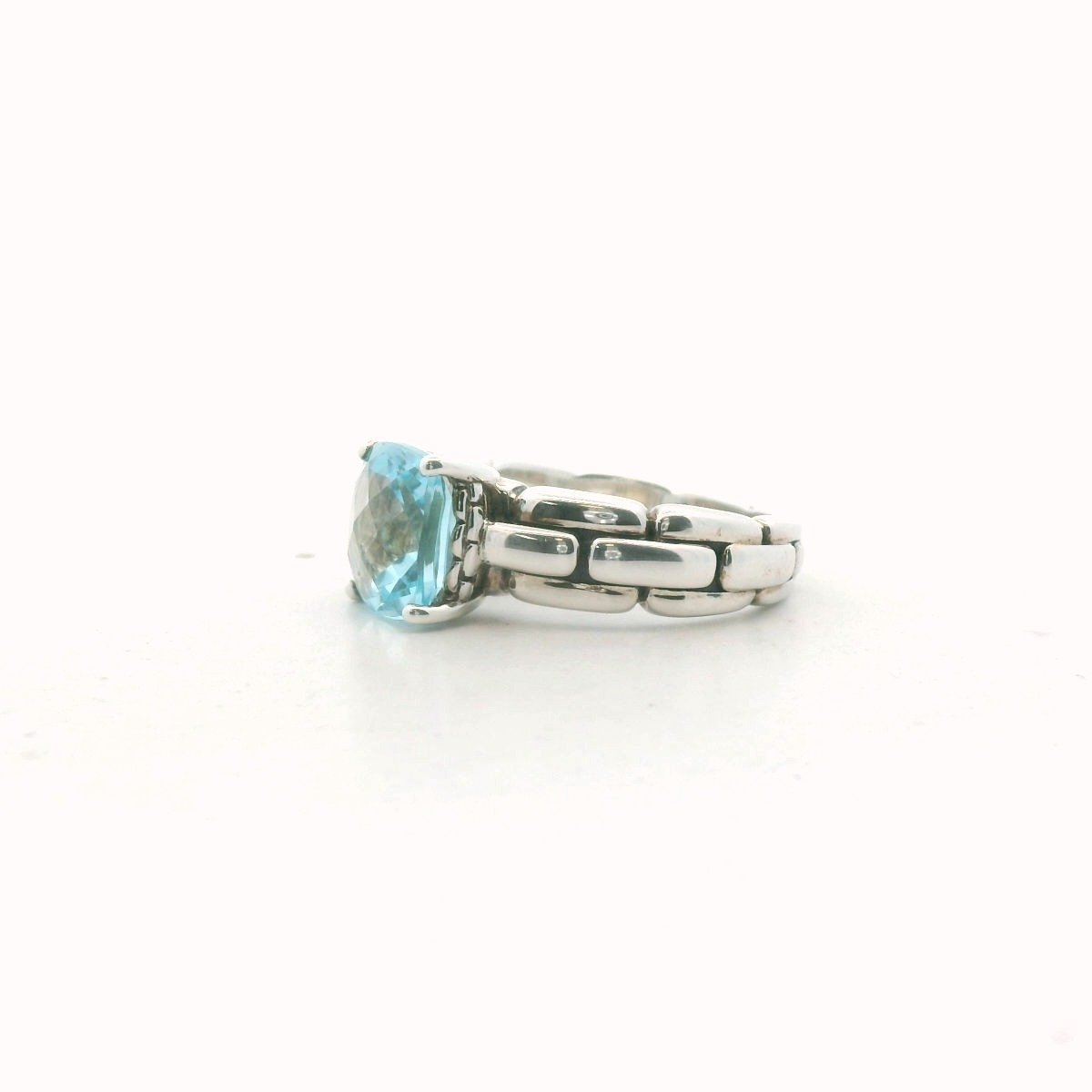 Jai John Hardy Sterling Silver Blue Topaz Ring
