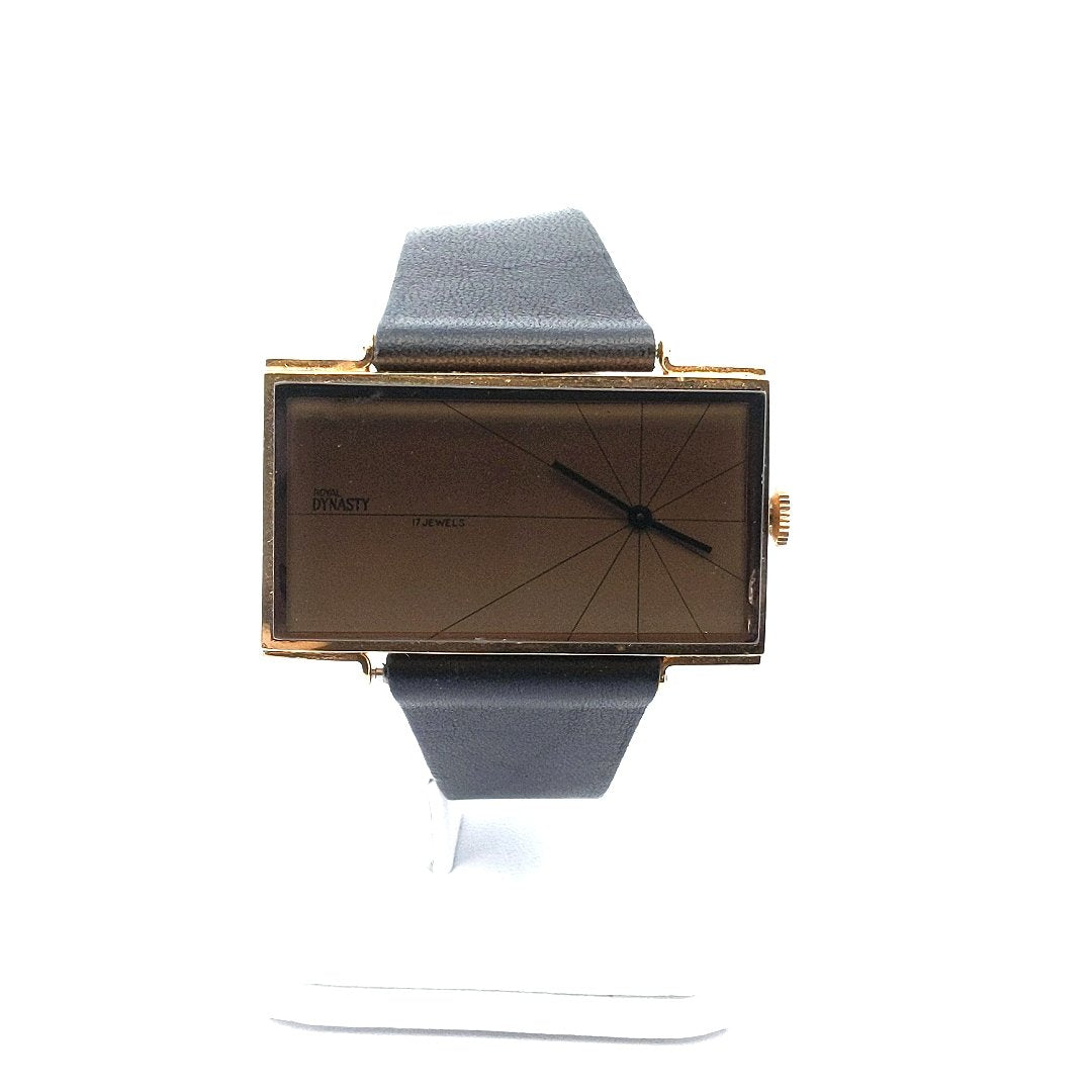 Estate $250 Royal Dyansty Manual Wind 1970s Rectangular Watch