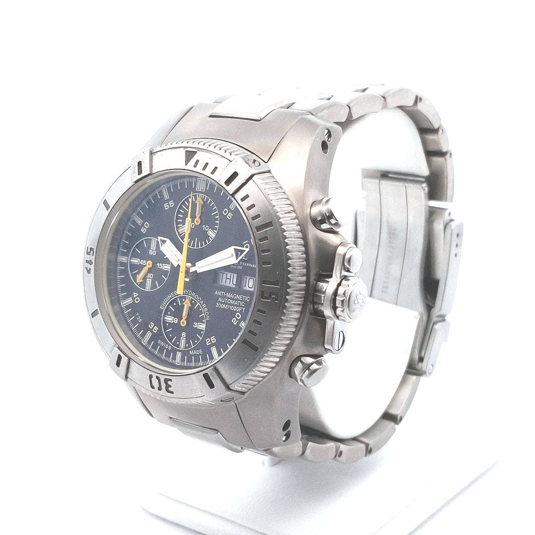 Estate Stainless Steel Ball Engineer Hydrocarbon Chronograph Automatic Watch
