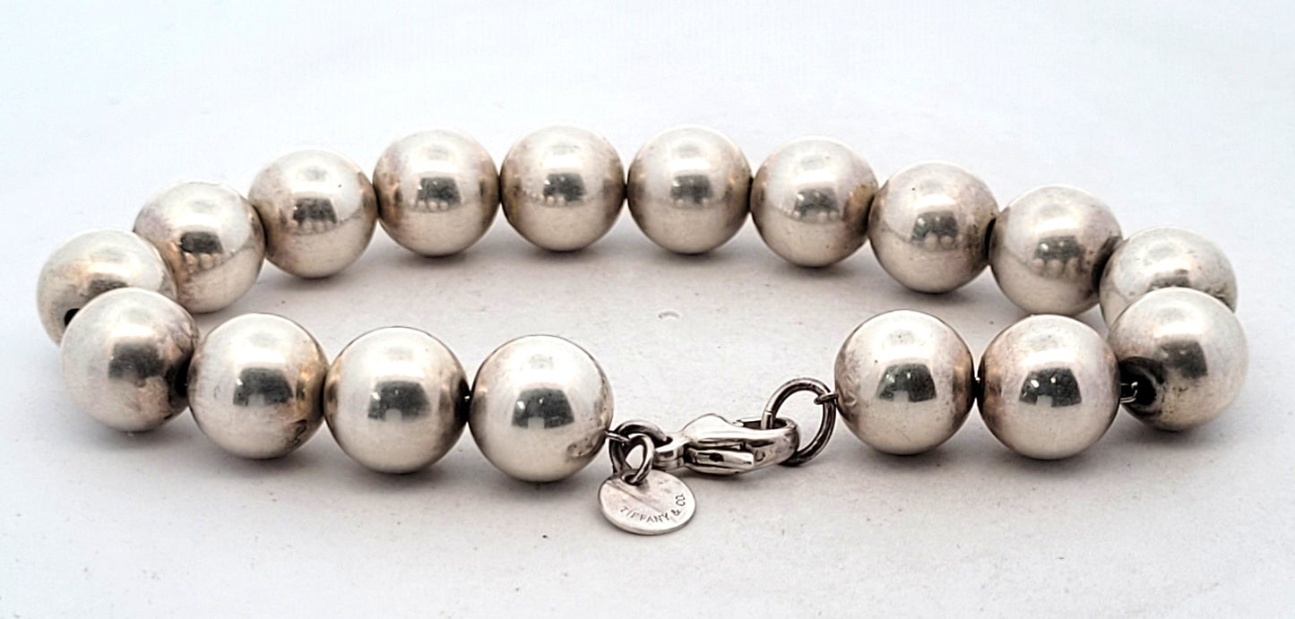 Tiffany & Co. Sterling Silver Bead Bracelet