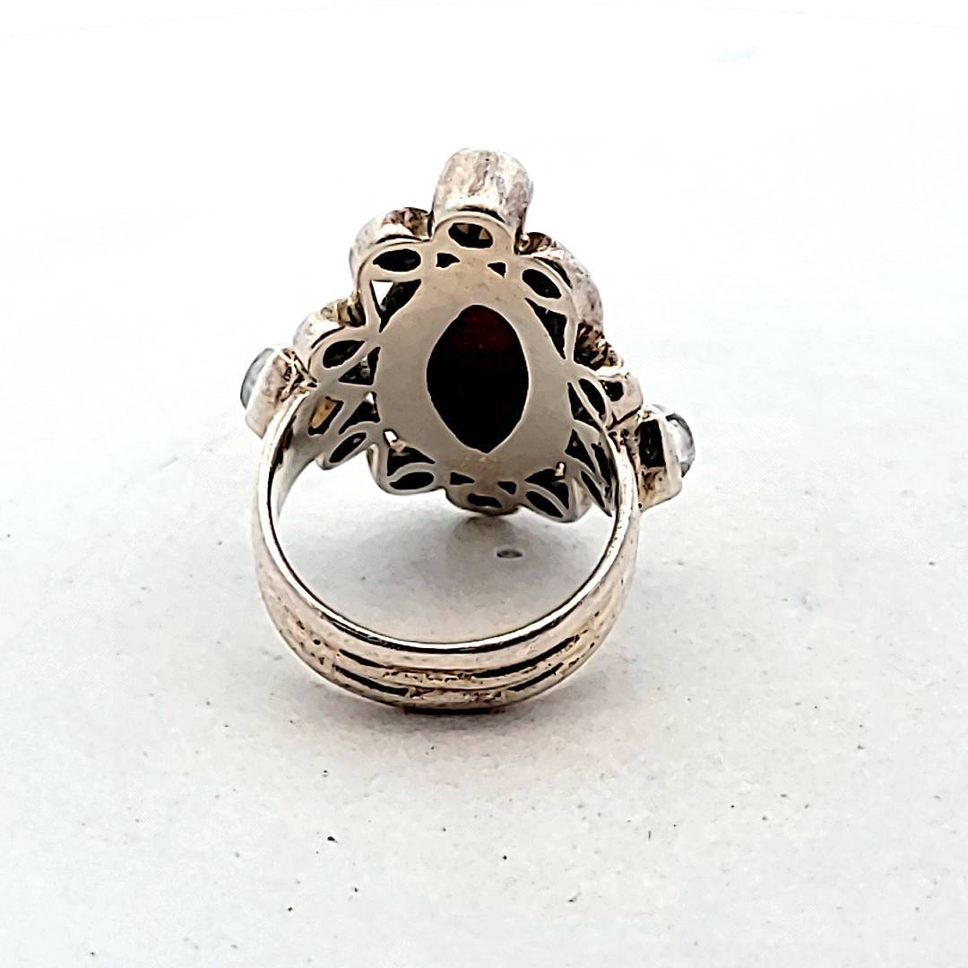 Fabulous Nicky Butler Sterling Silver Multi-Stone Ring