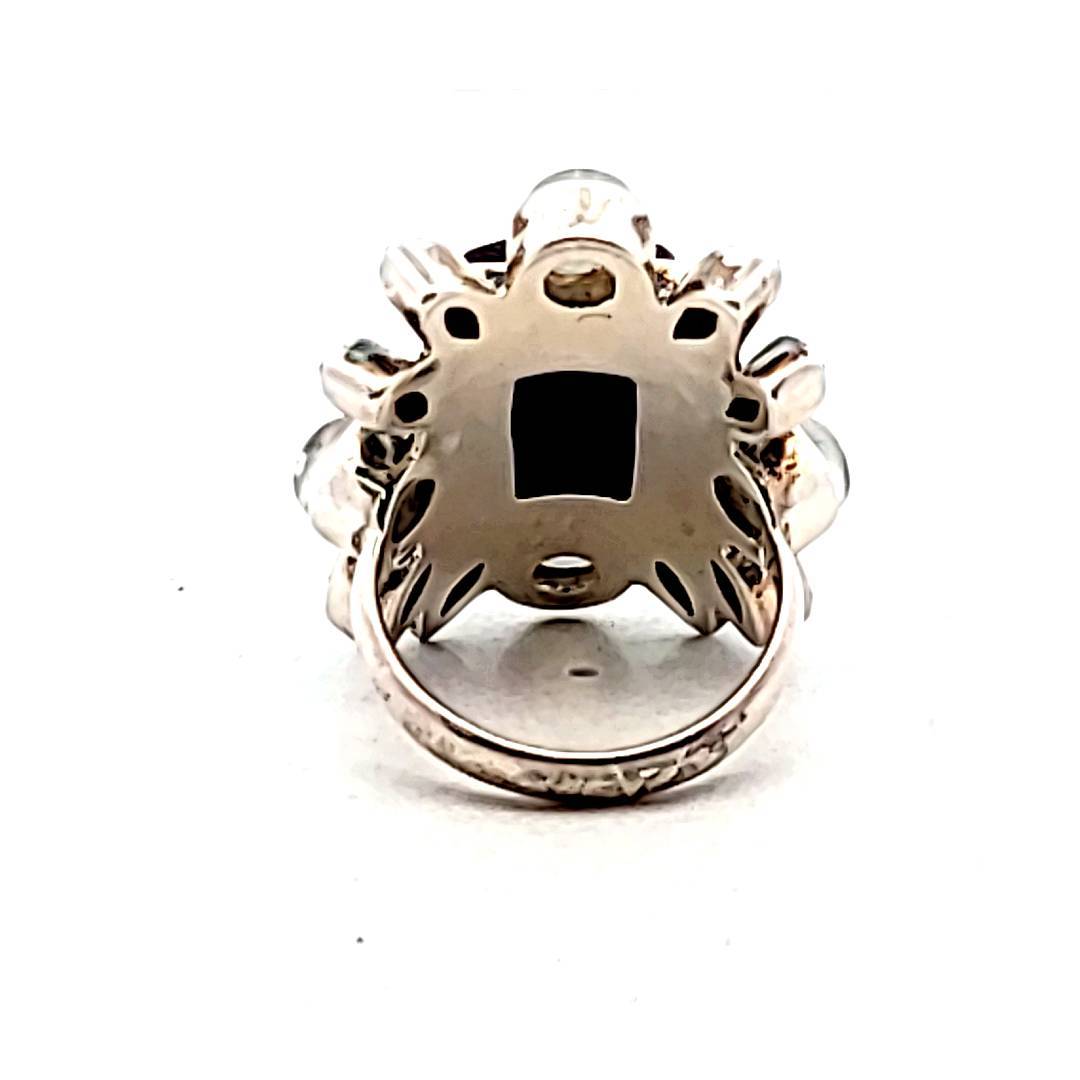 Fabulous Nicky Butler Sterling Silver Multi-Stone Ring