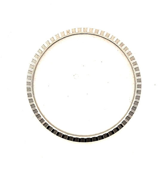 Rolex Stainless Steel 36mm Datejust Engine Turned Watch Bezel