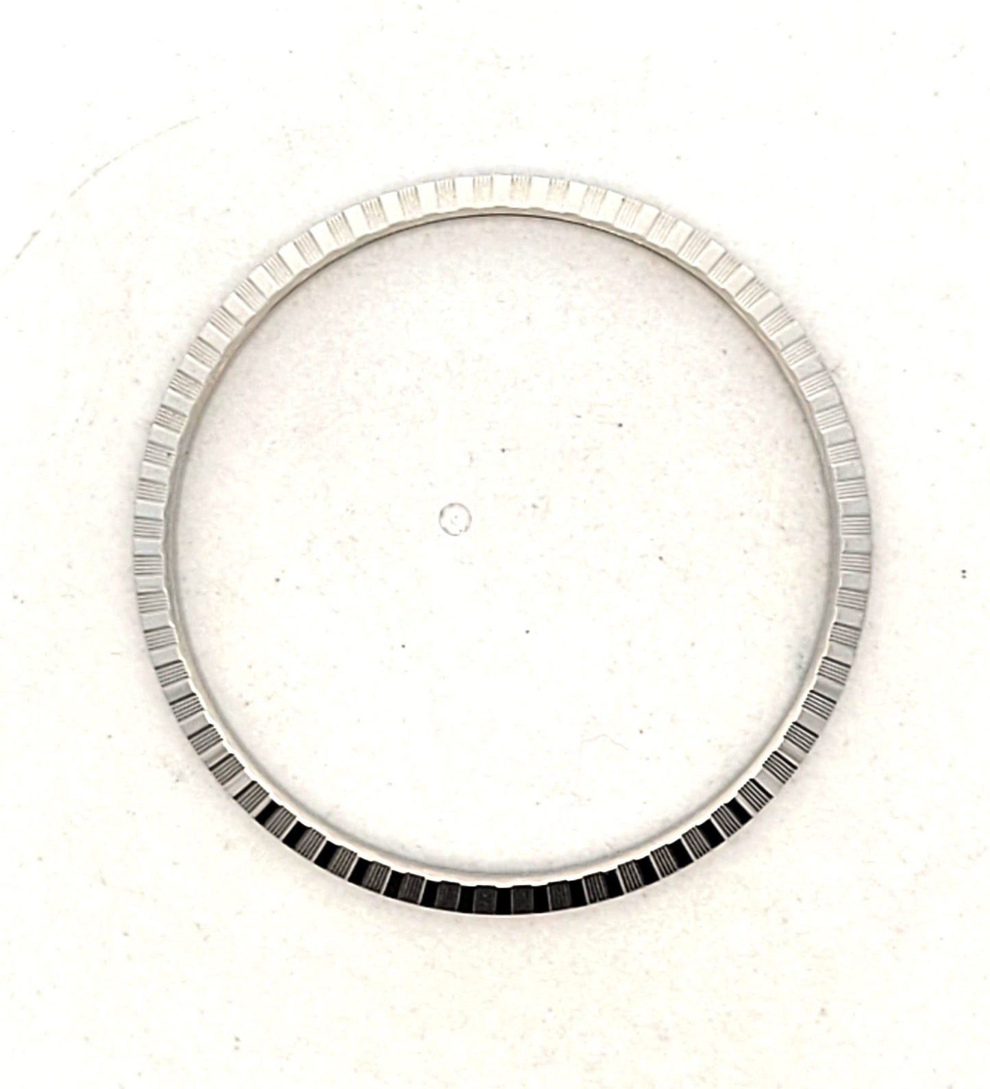 Rolex Stainless Steel 36mm Datejust Engine Turned Watch Bezel