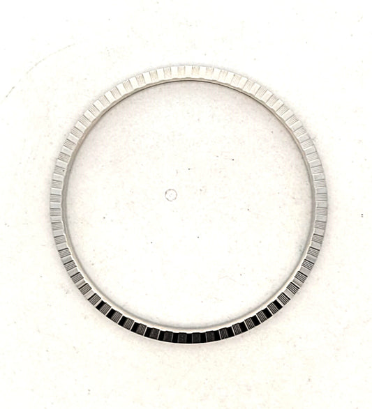 Rolex Stainless Steel 36mm Datejust Engine Turned Watch Bezel