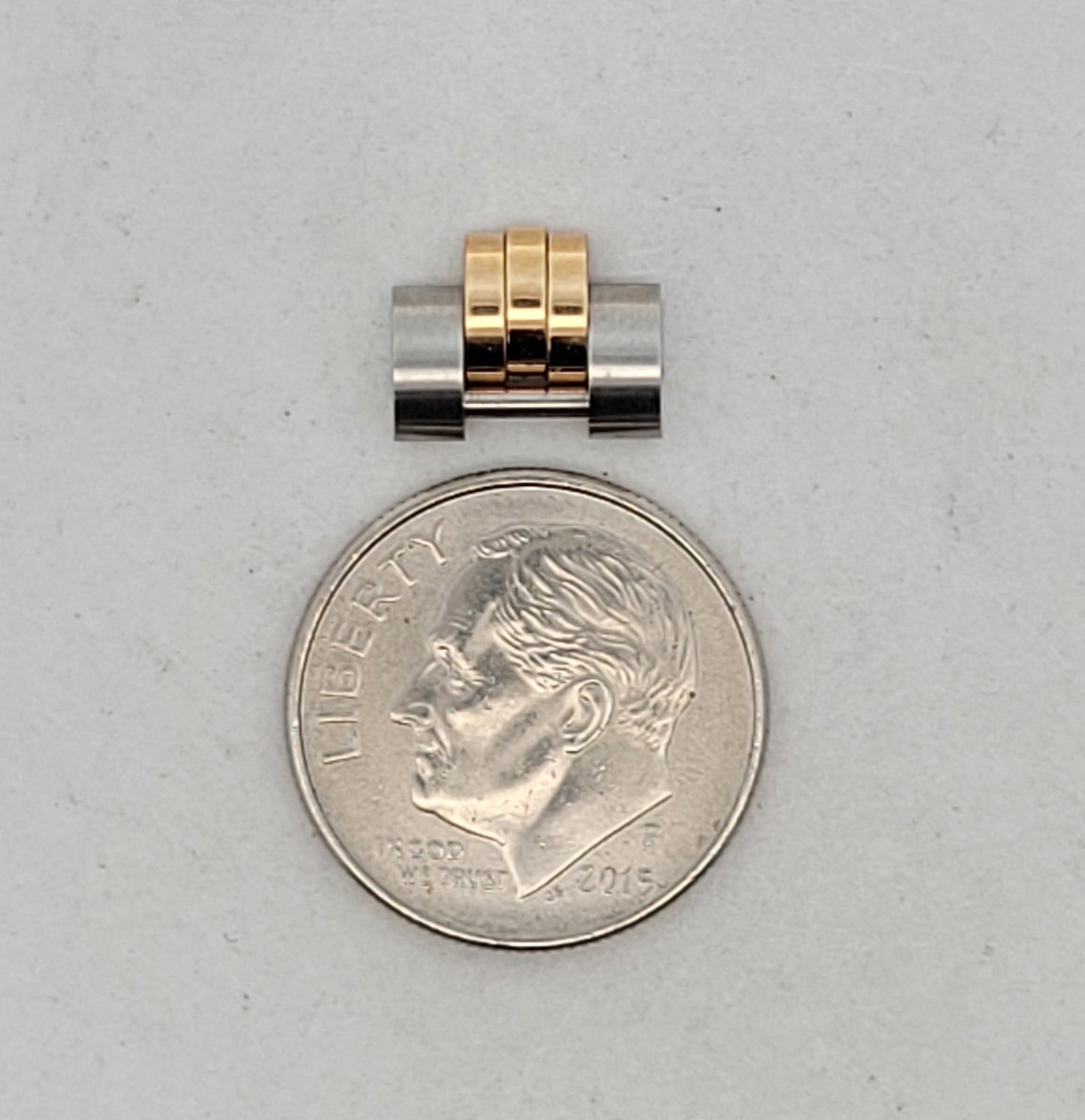 Genuine Rolex 18K Yellow Gold & Stainless Steel 10mm Ladies Watch Link