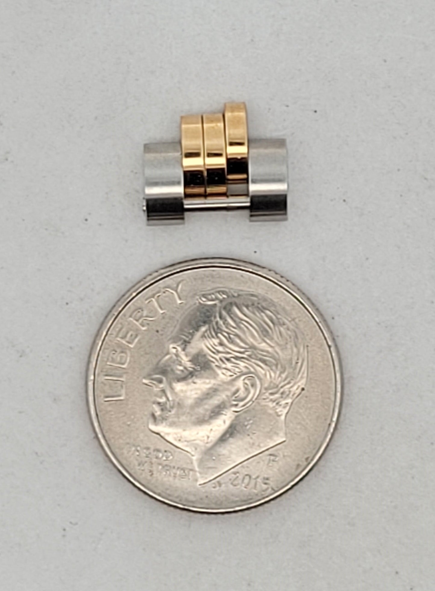 Genuine Rolex 18K Yellow Gold & Stainless Steel 10mm Ladies Watch Link