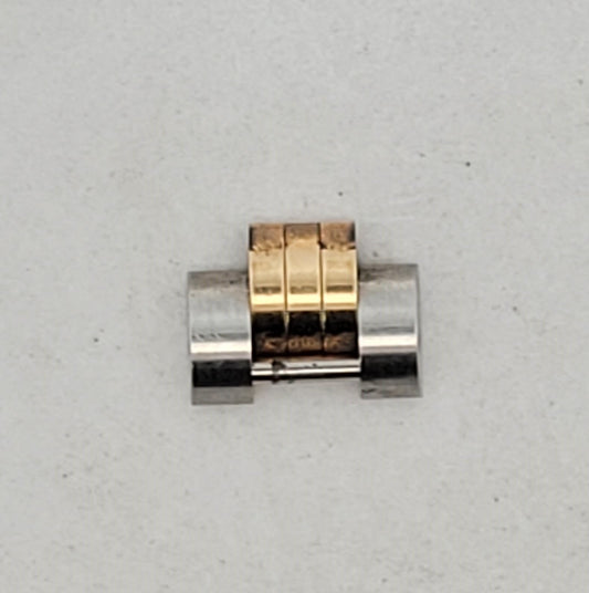 Genuine Rolex 18K Yellow Gold & Stainless Steel 10mm Ladies Watch Link