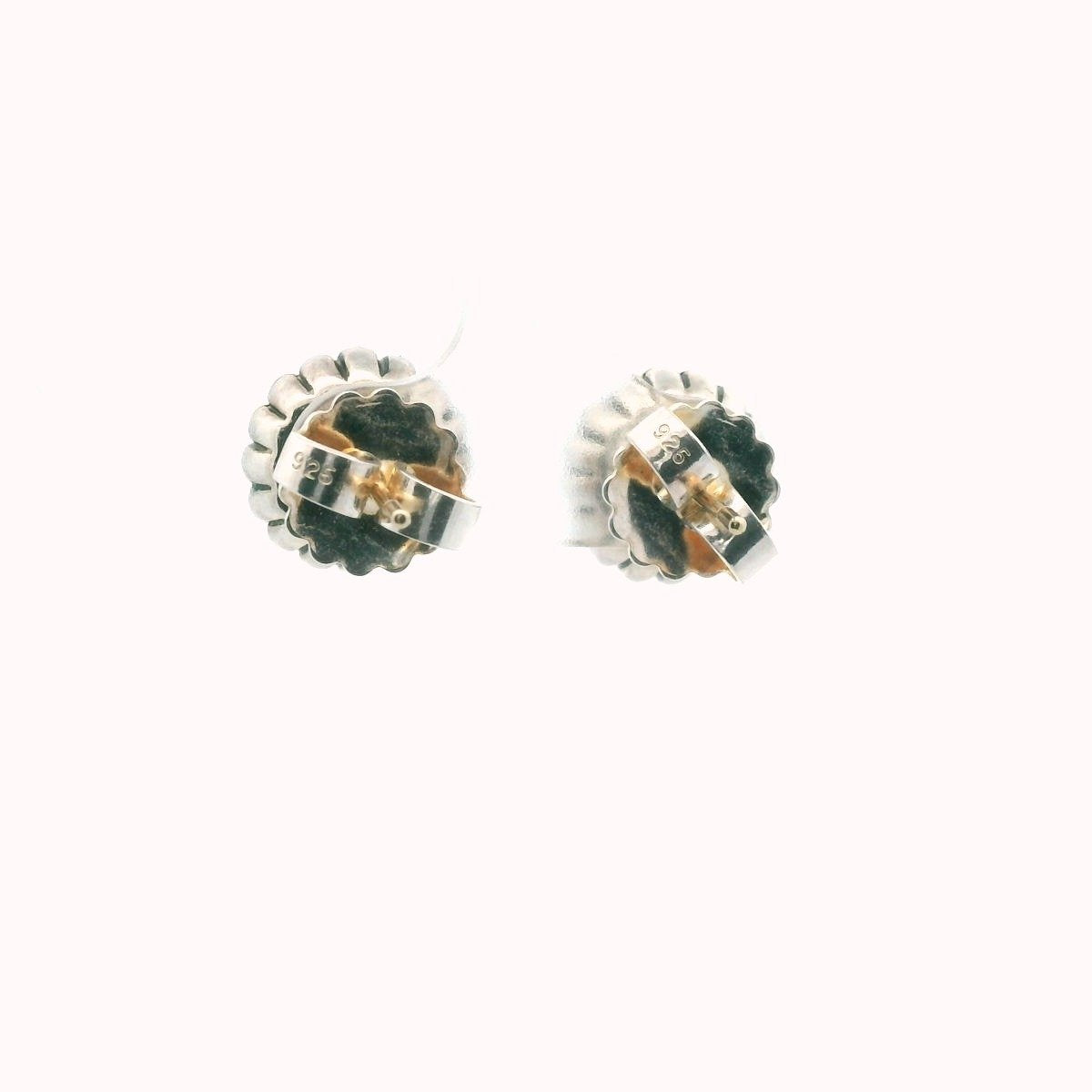 Lagos 18K Yellow Gold & Sterling Silver Garnet Caviar Earrings