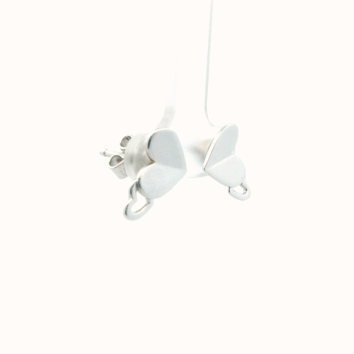 Charriol Sterling Silver Heart Earrings