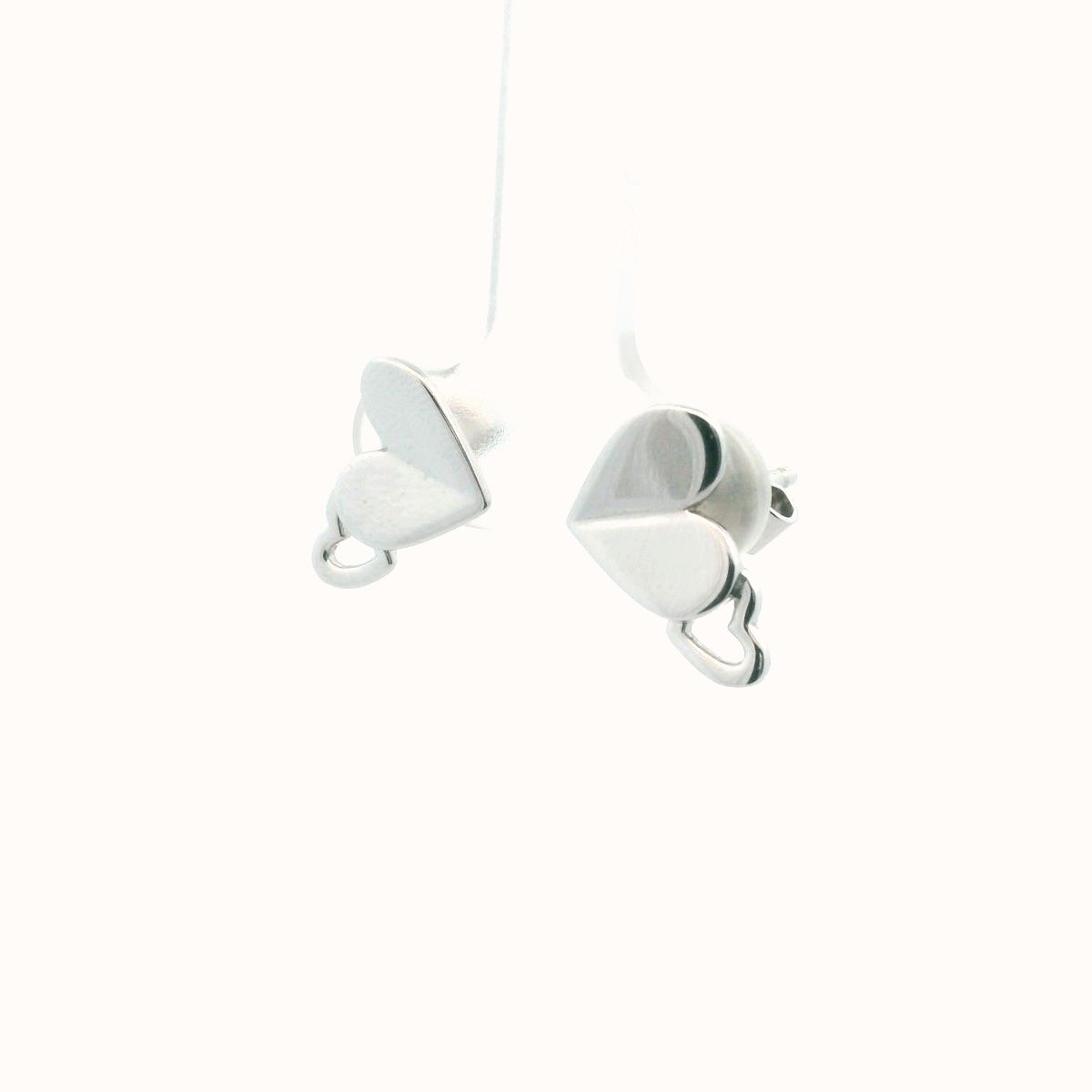 Charriol Sterling Silver Heart Earrings