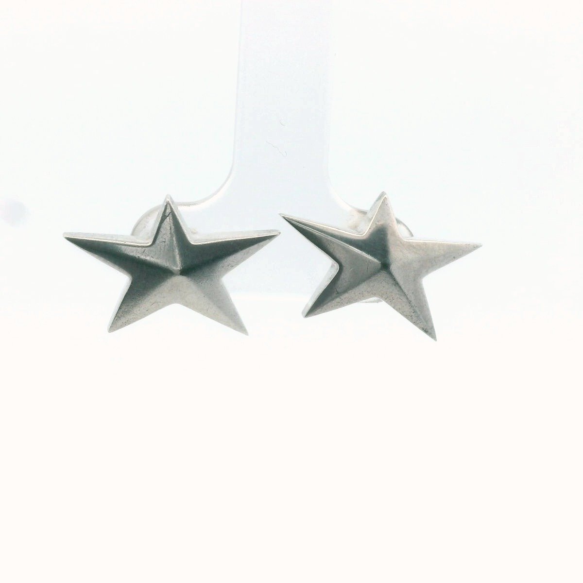 Tiffany & Co. Sterling Silver 1983 Star Earrings