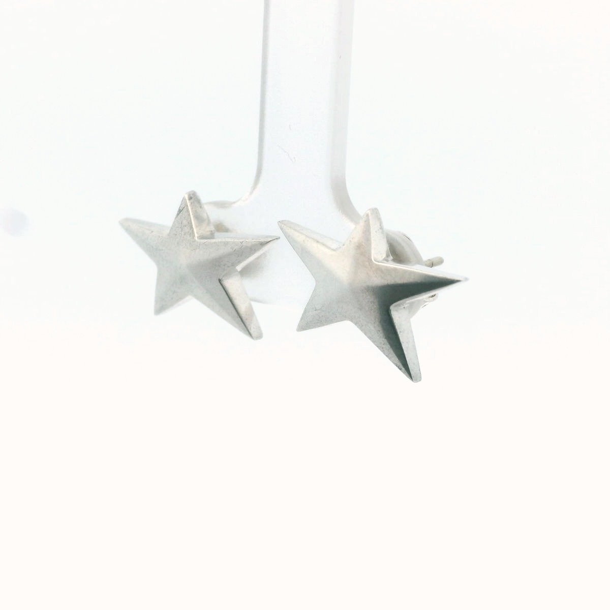 Tiffany & Co. Sterling Silver 1983 Star Earrings