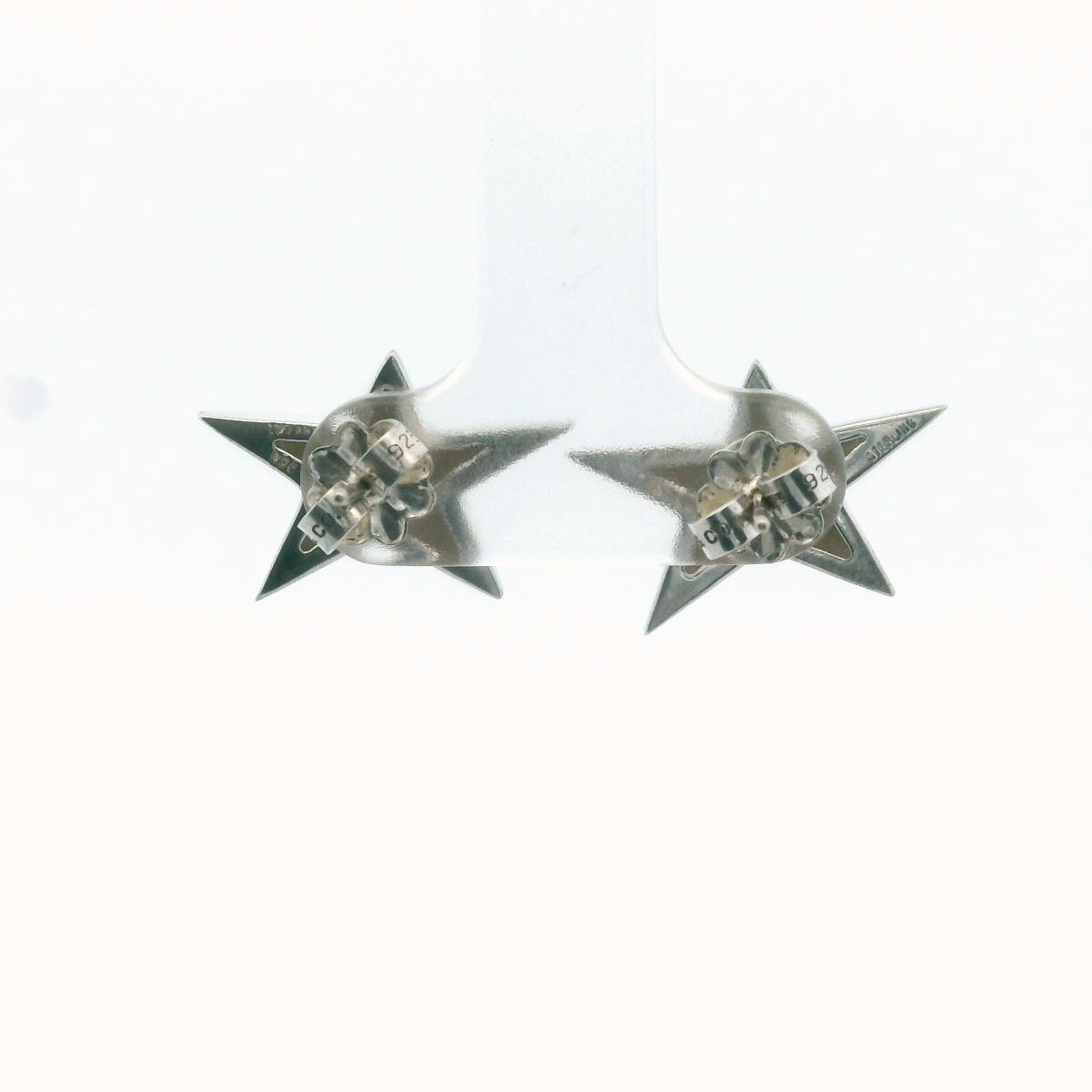Tiffany & Co. Sterling Silver 1983 Star Earrings