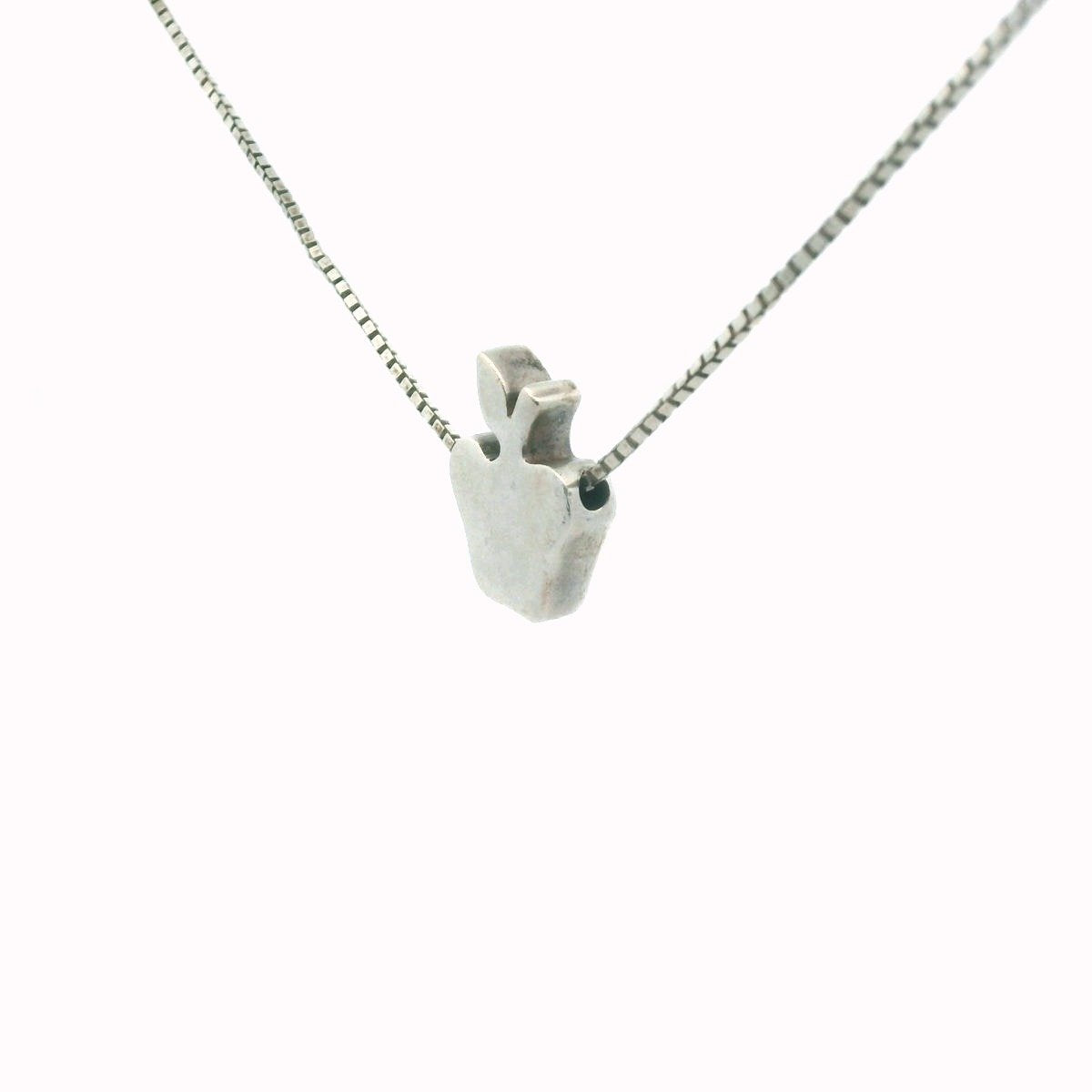 Janna Sterling Silver Apple Necklace