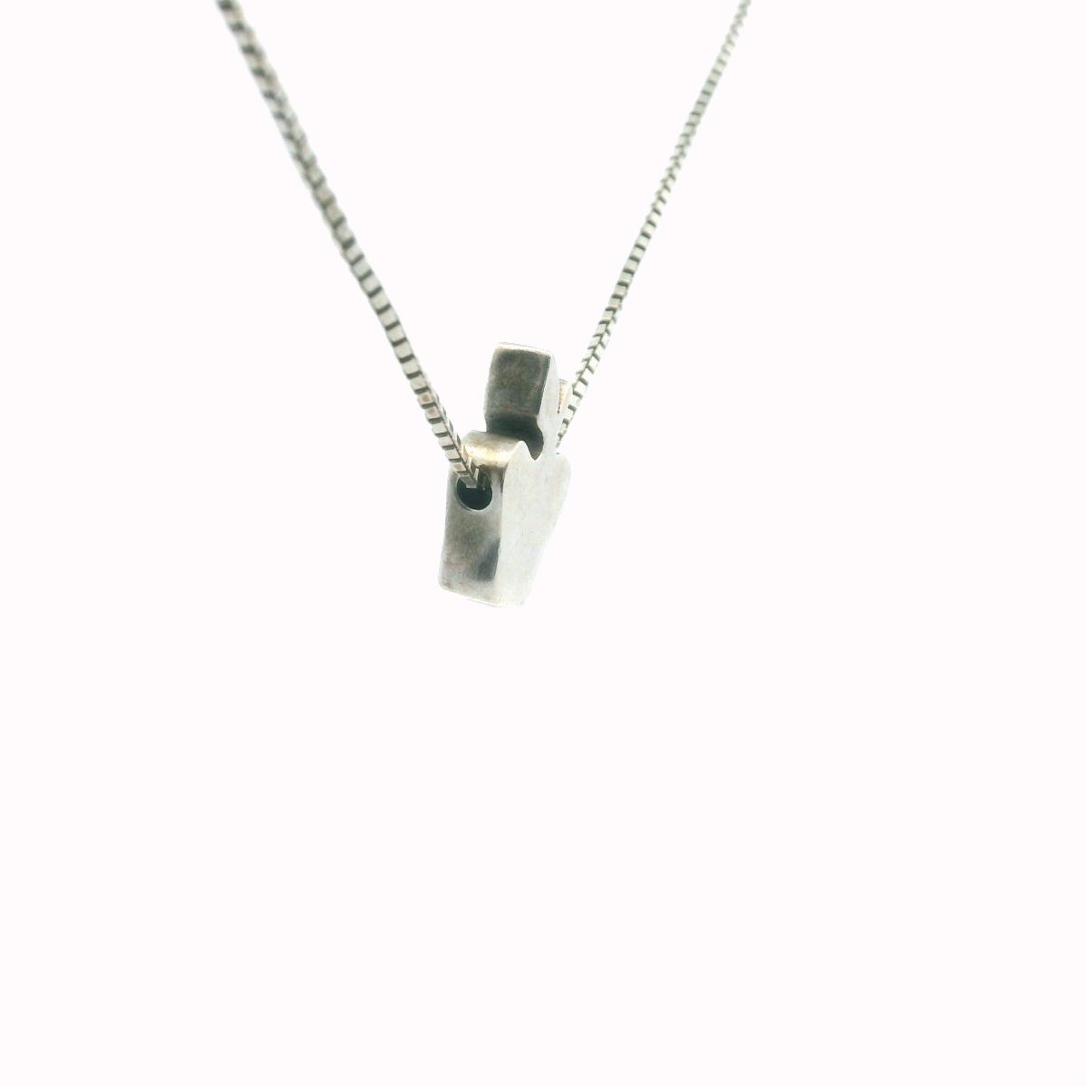 Janna Sterling Silver Apple Necklace