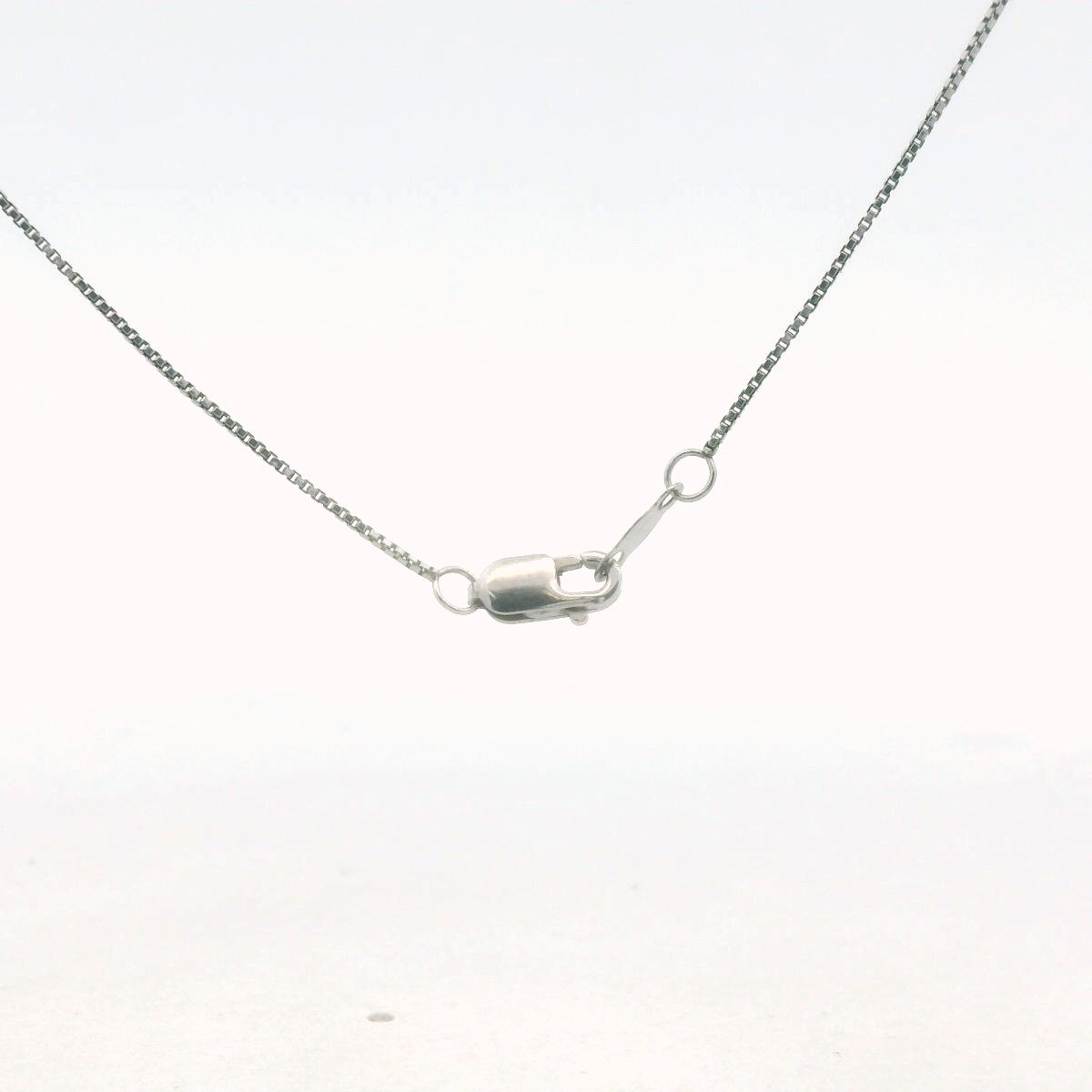 Sterling Silver Diamond Heart Necklace