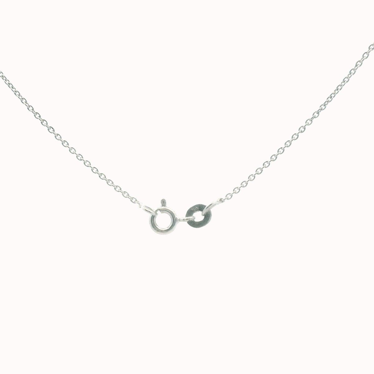 Sterling Silver Diamond Heart Pendant Necklace