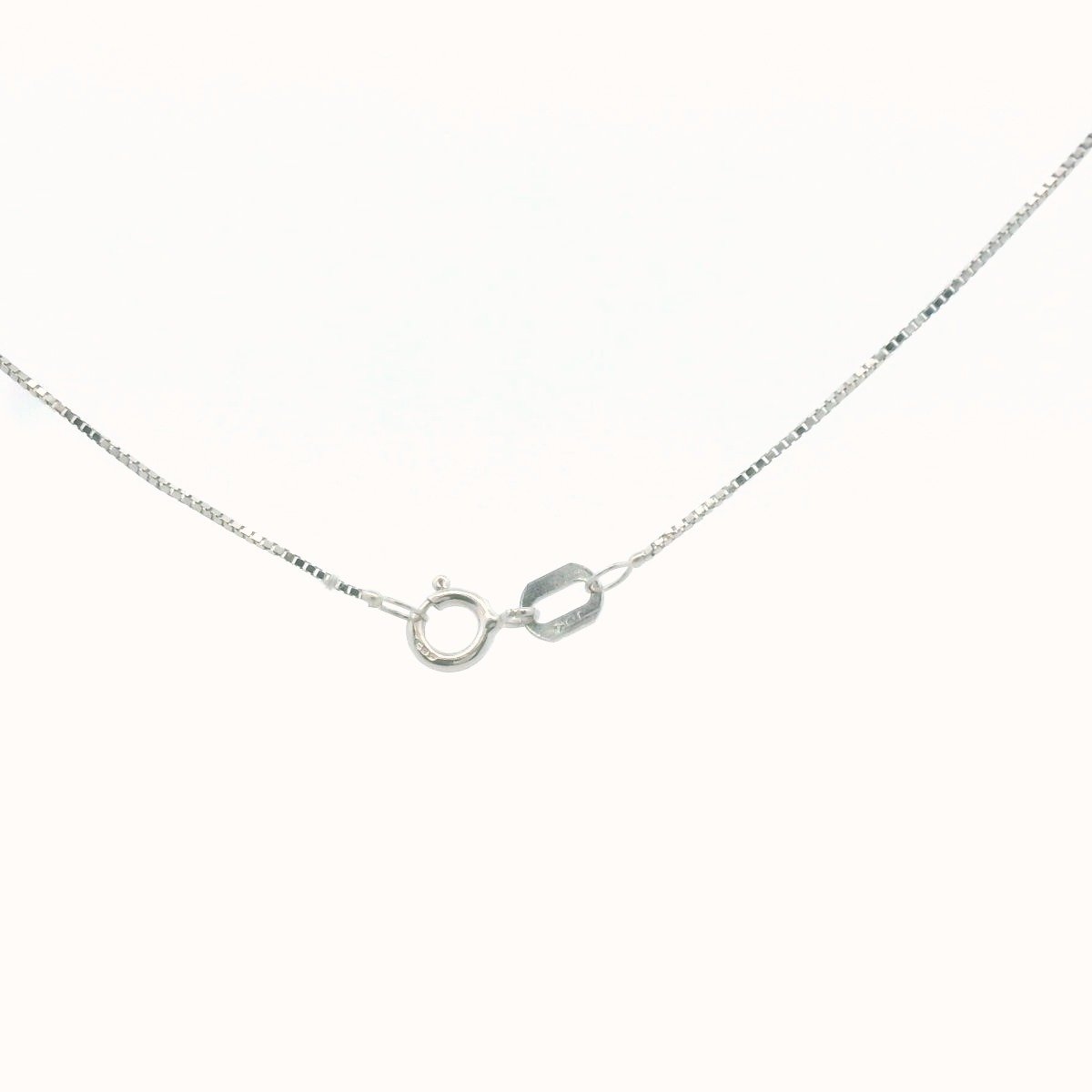 14K White Gold Diamond & Pink Sapphire Heart & Flower Necklace