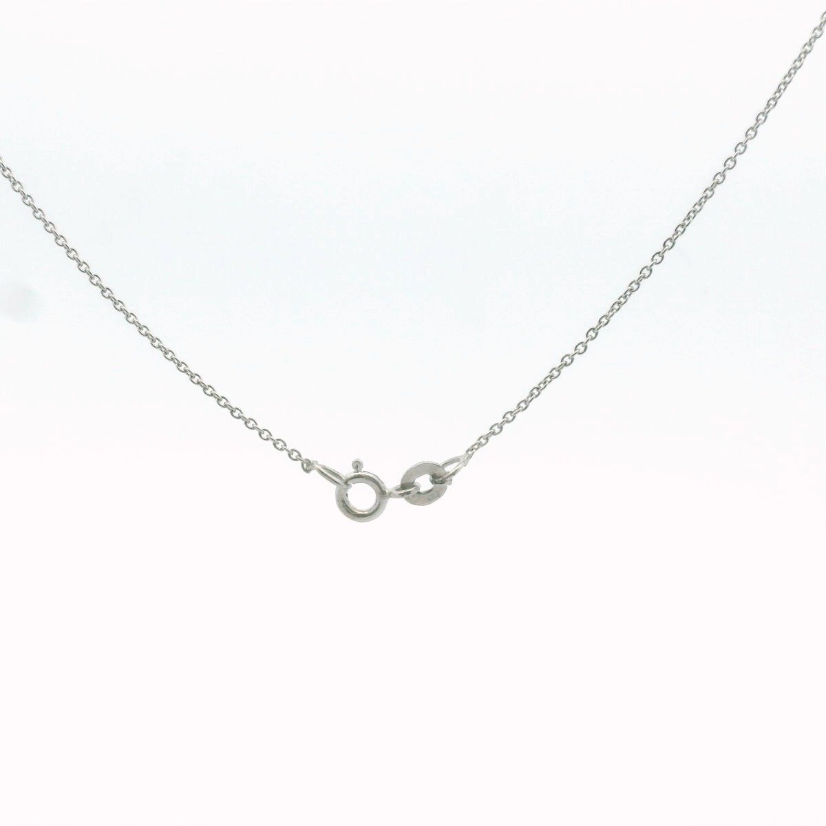 Sterling Silver Diamond Heart Necklace