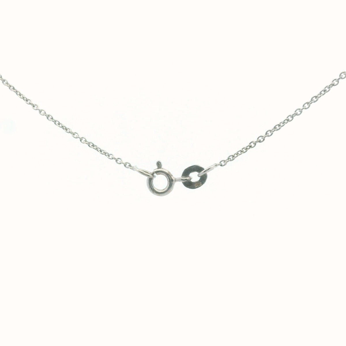 Sterling Silver Diamond Heart Pendant Necklace