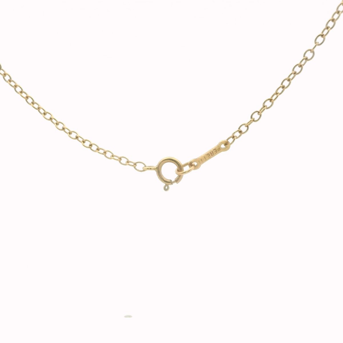 Tiffany & Co. Elsa Peretti 18K Yellow Gold Anchor Necklace
