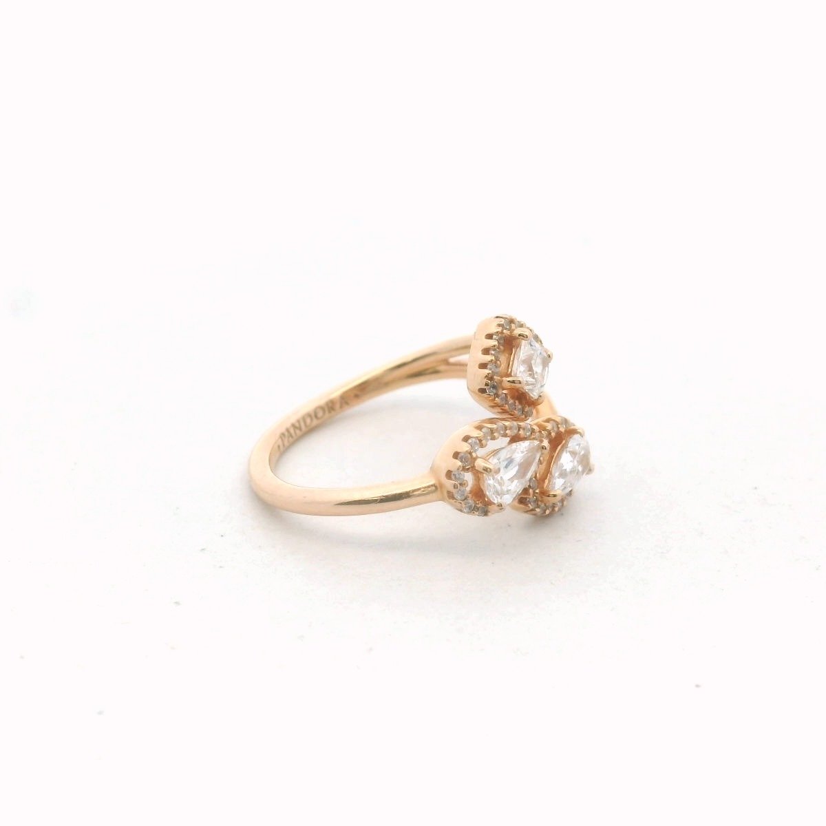 Pandora Base Metal CZ Costume Ring