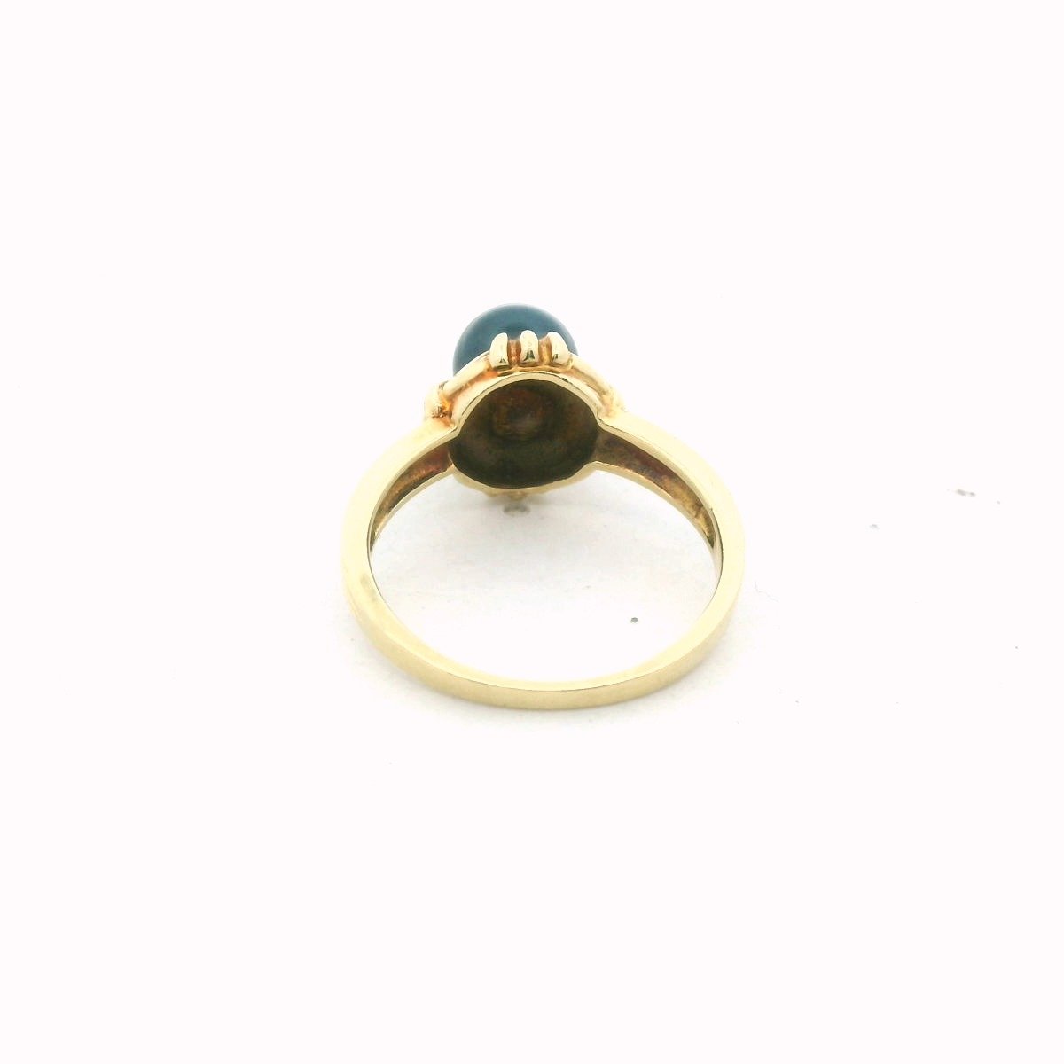 Vintage Tiffany & Co. 18K Yellow Gold Tahitian Cultured Pearl Ring