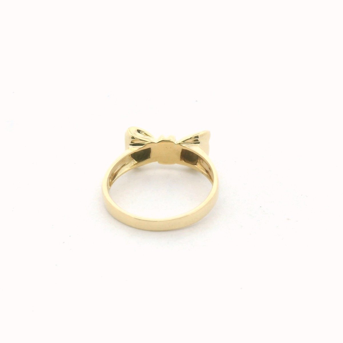 Tiffany & Co. 18K Yellow Gold 1990 Bow Ring