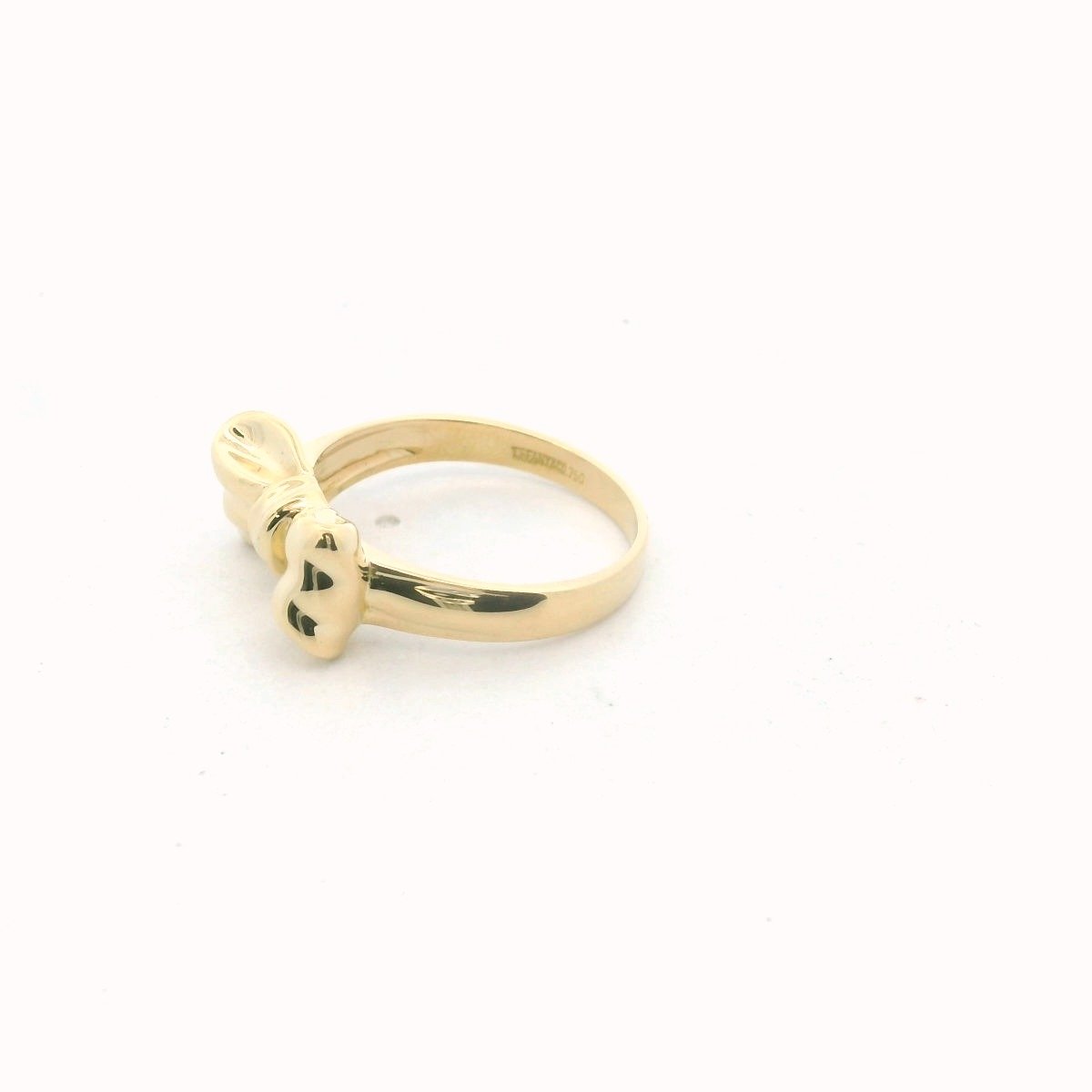 Tiffany & Co. 18K Yellow Gold 1990 Bow Ring