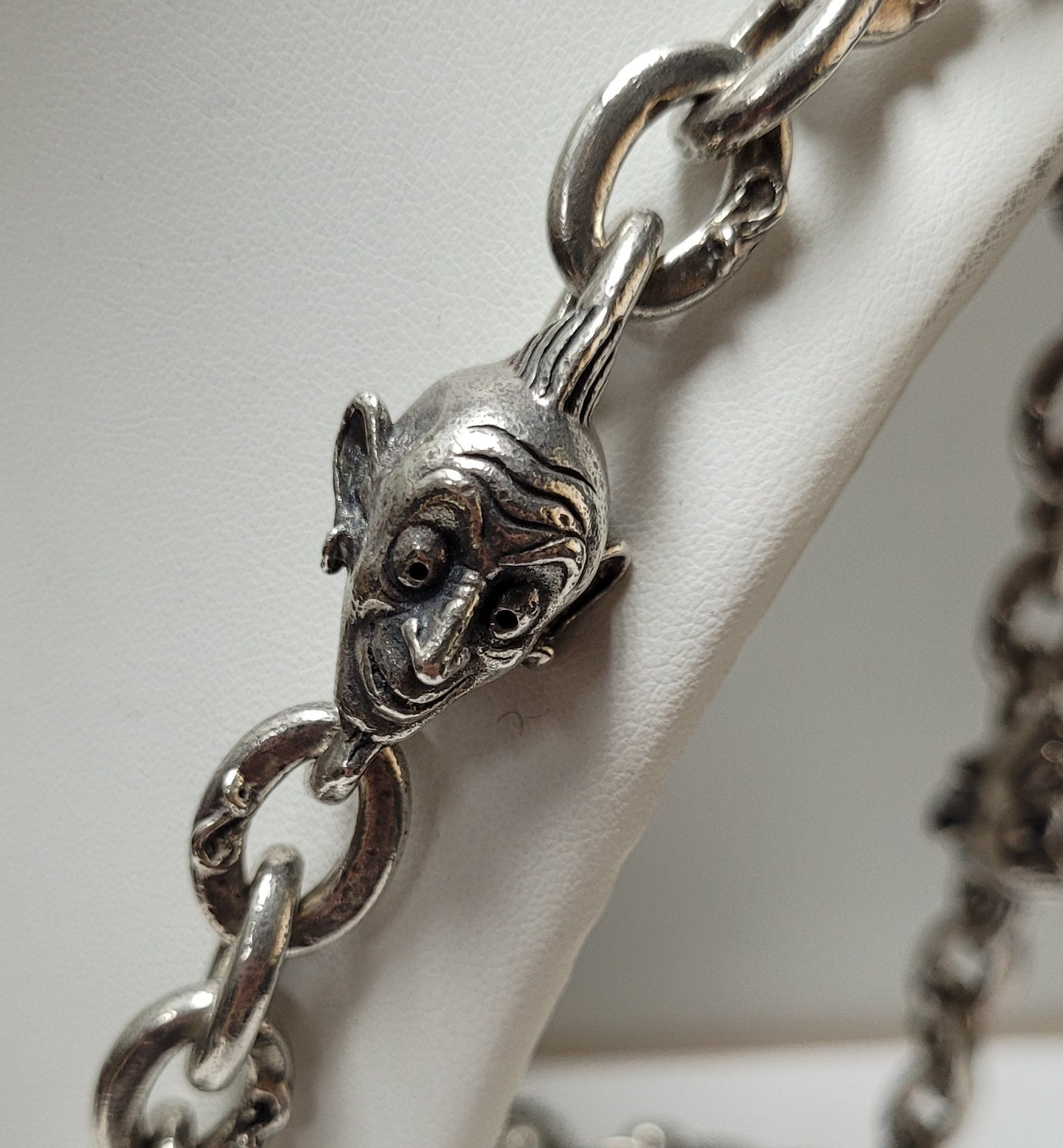 Designer $10,000 Sterling Sounds of Beauty Pieces of Eight Toggle Necklace