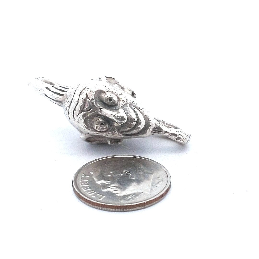 Designer $600 Sterling Silver Sounds of Beauty Pieces of Eight Pendant