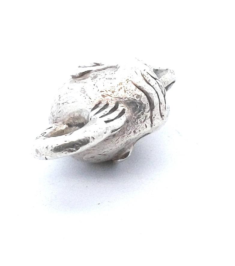Designer $600 Sterling Silver Sounds of Beauty Pieces of Eight Pendant