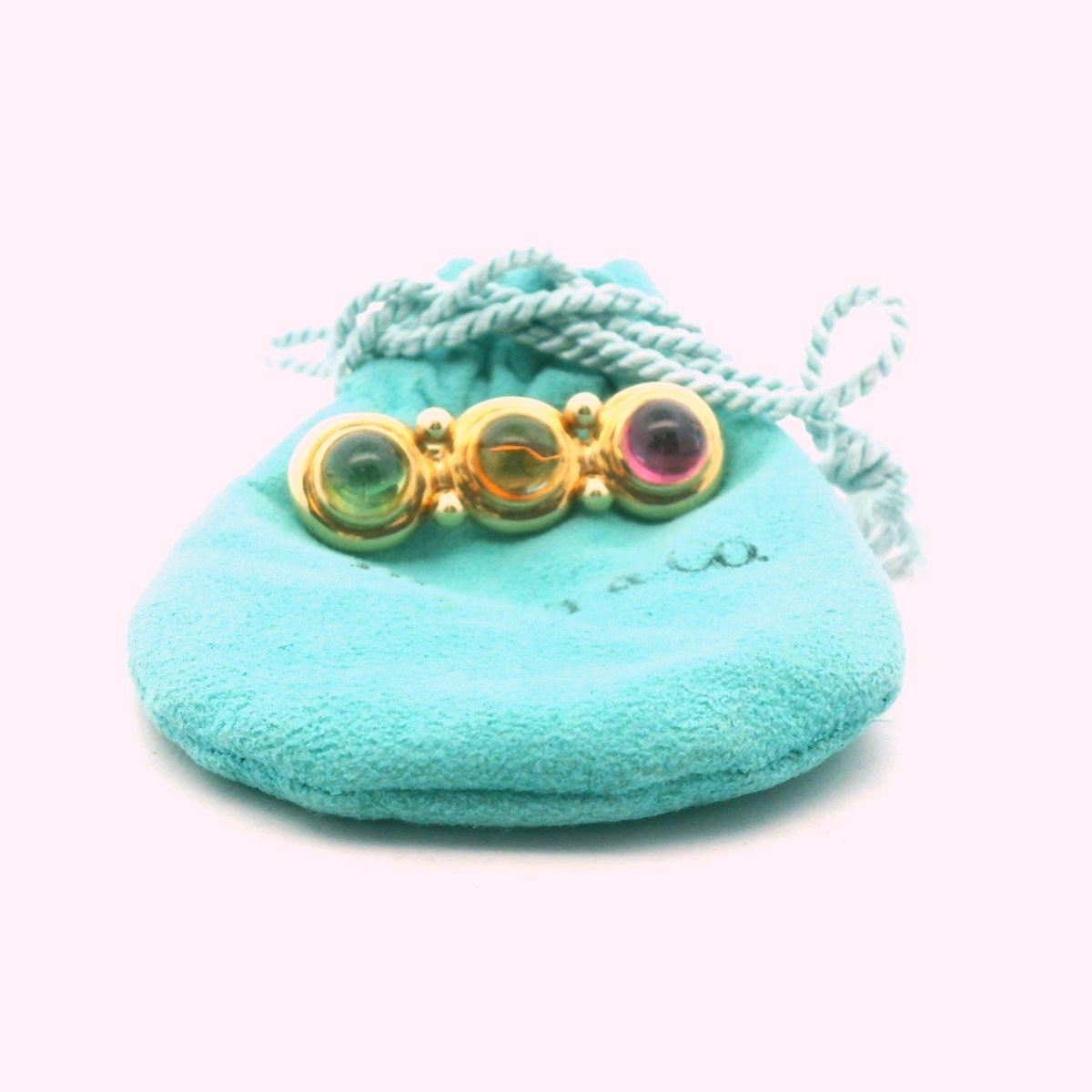 Tiffany & Co. Paloma Picasso 18K Yellow Gold Multi-Stone Brooch