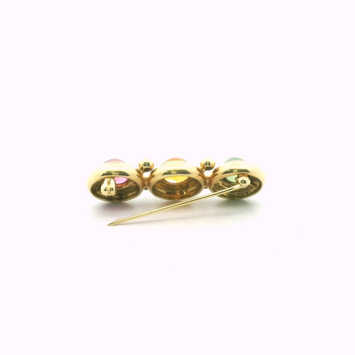 Tiffany & Co. Paloma Picasso 18K Yellow Gold Multi-Stone Brooch