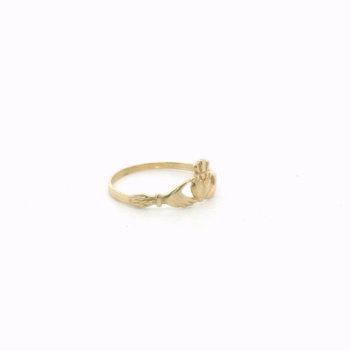 10K Yellow Gold Claddagh Ring