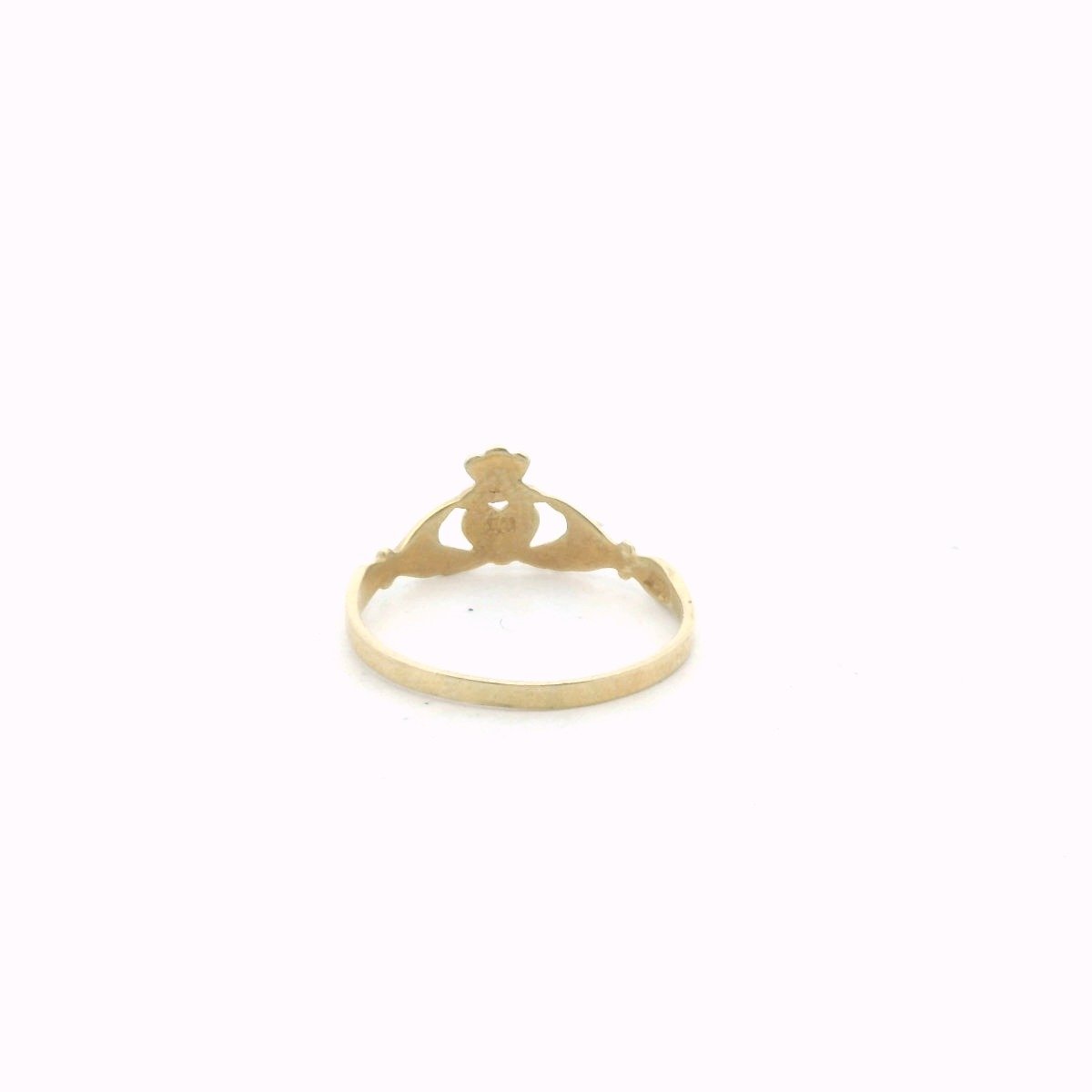 10K Yellow Gold Claddagh Ring