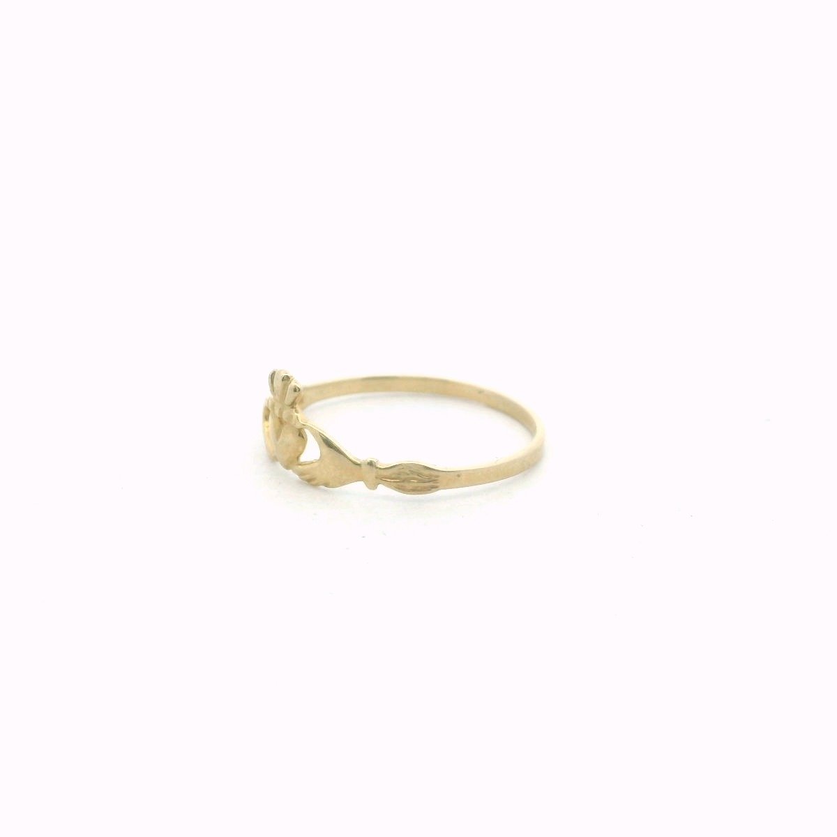 10K Yellow Gold Claddagh Ring