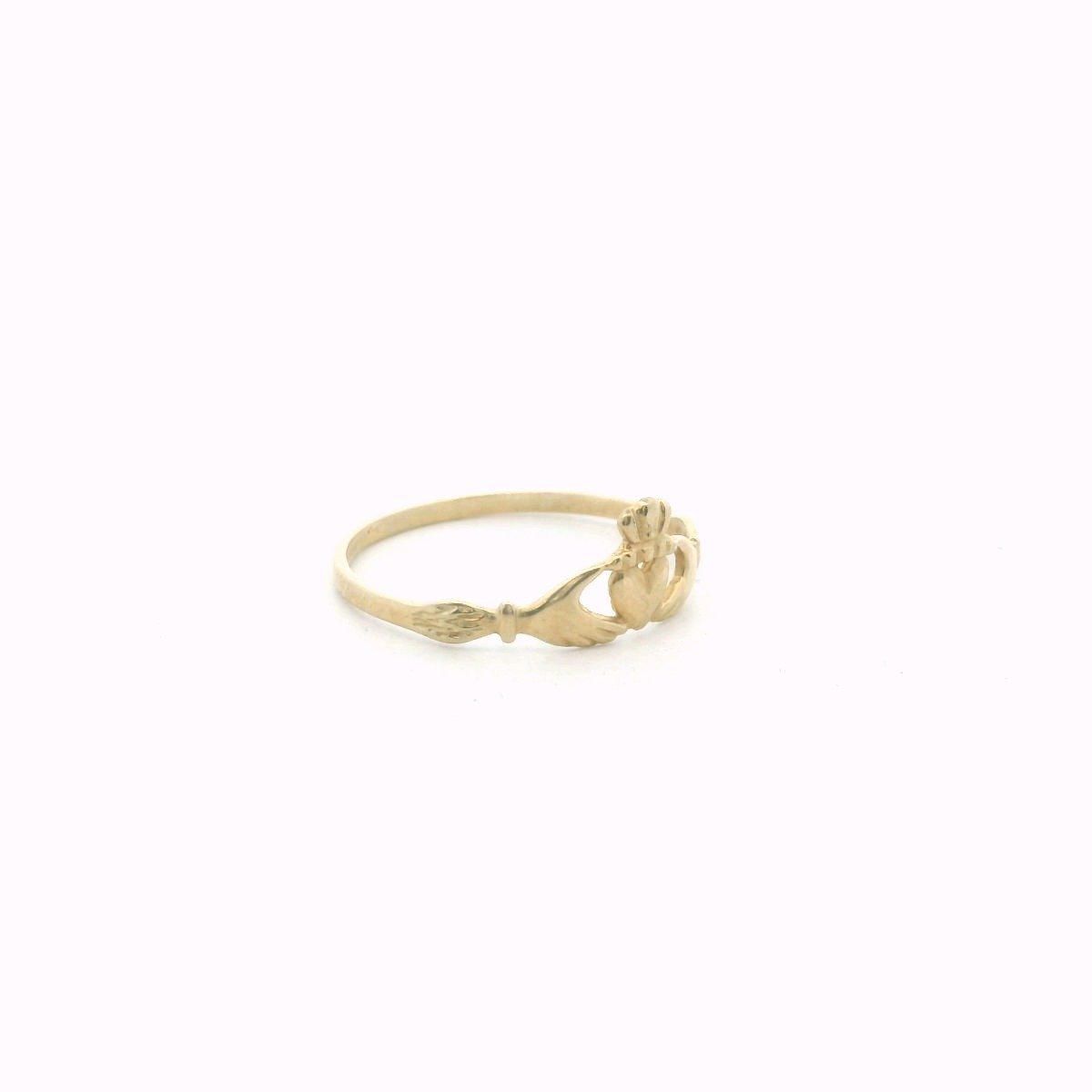 10K Yellow Gold Claddagh Ring