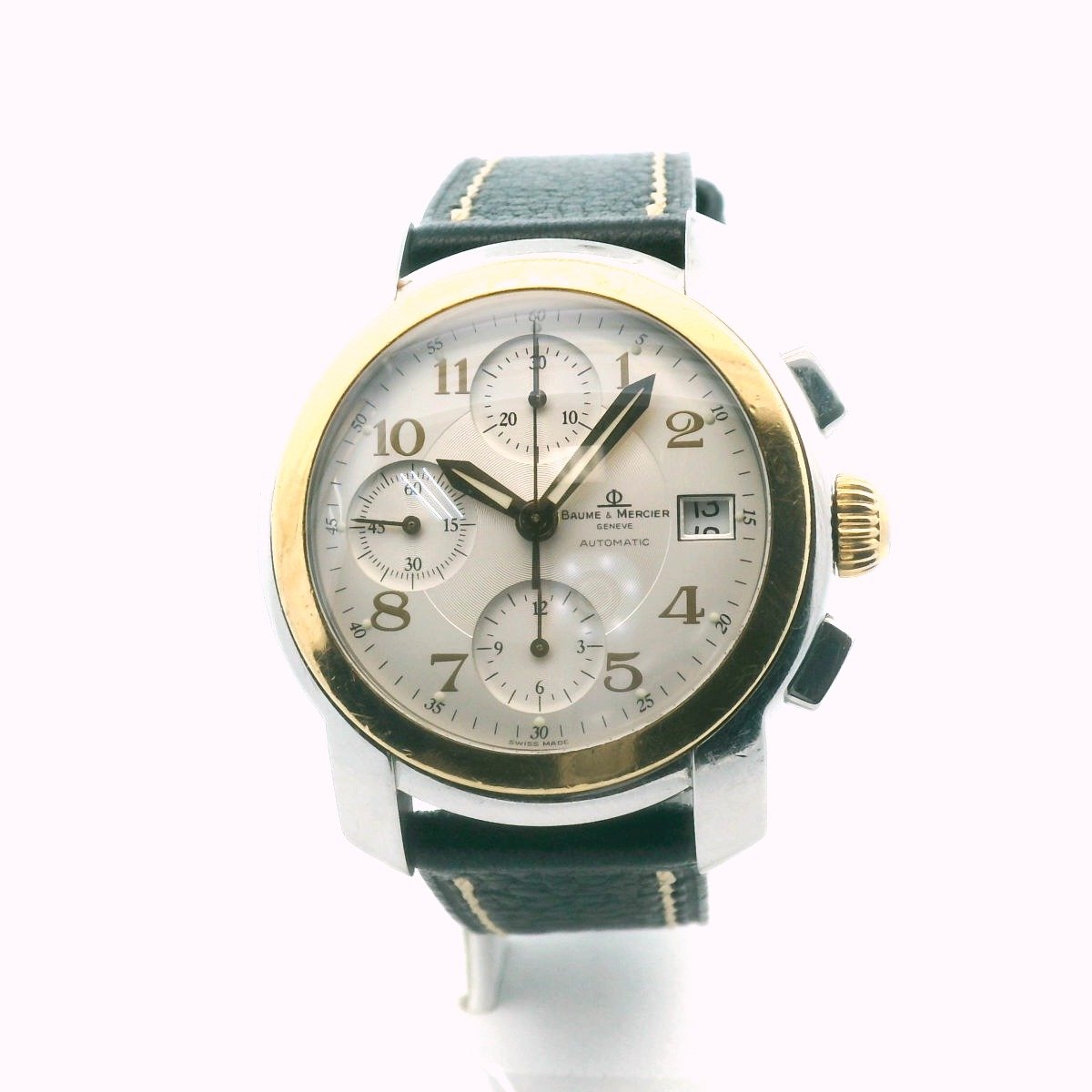 Baume & Mercier MV045217 Steel & 18K Gold Automatic Chronograph Watch