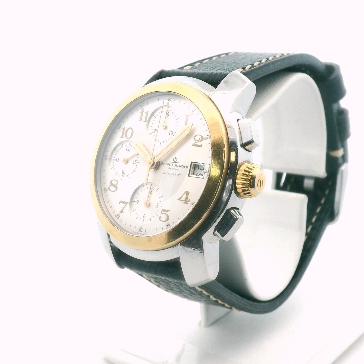 Baume & Mercier MV045217 Steel & 18K Gold Automatic Chronograph Watch