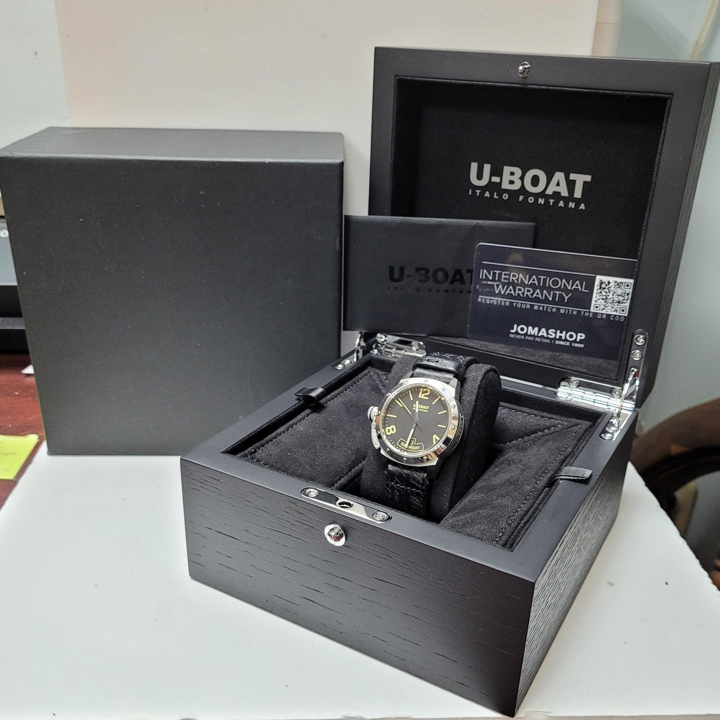 U-Boat 5890 Day/Date Italo Fontana Automatic Stainless Steel Watch