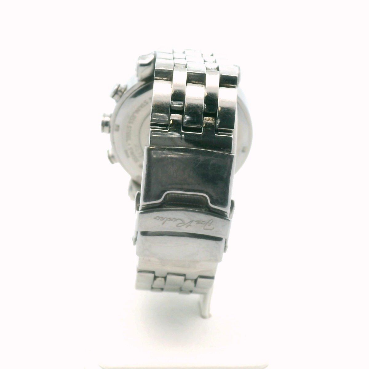 Joe Rodeo Stainless Steel Ice Diamond Quartz Watch