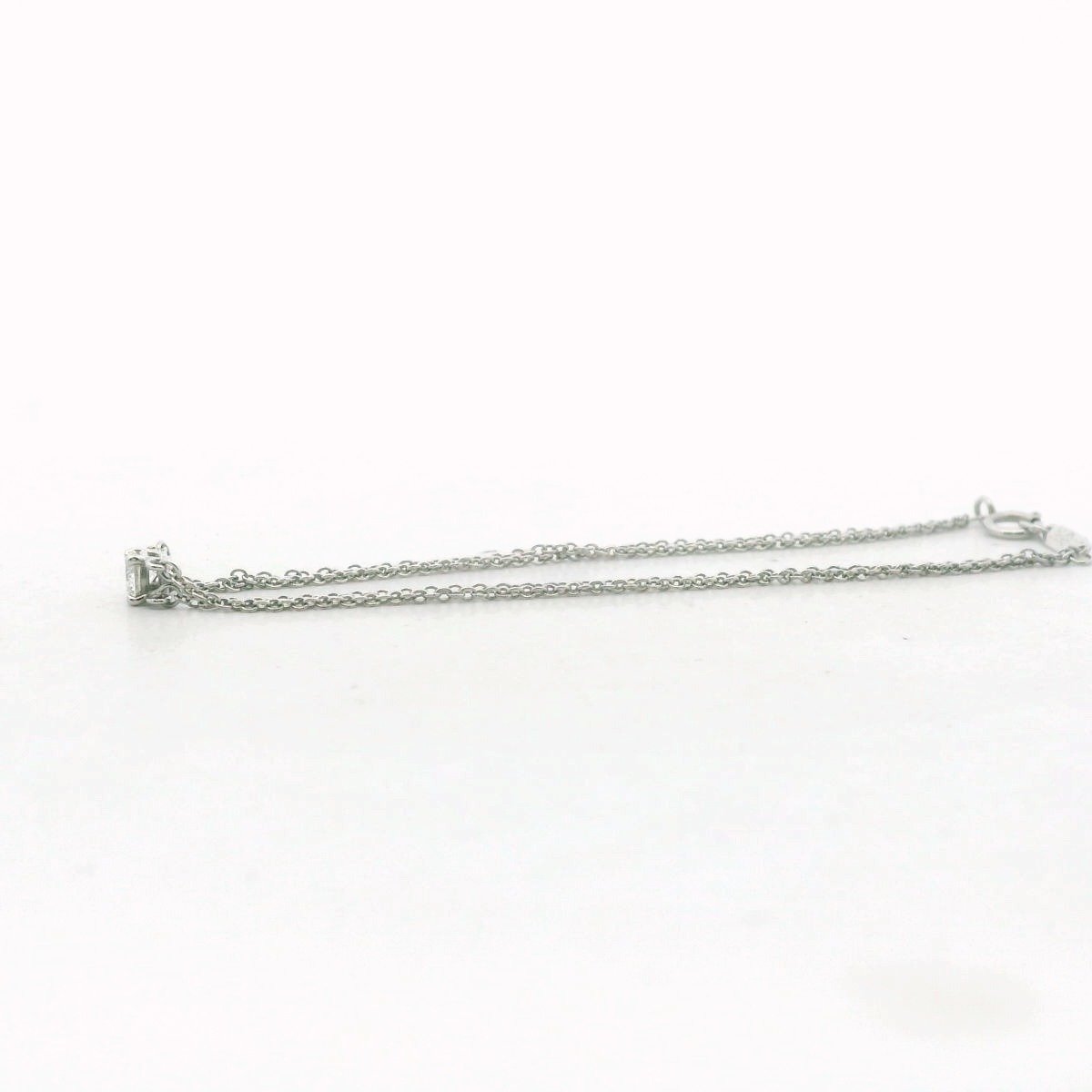 Tiffany & Co. Platinum Diamond Double Chain Bracelet