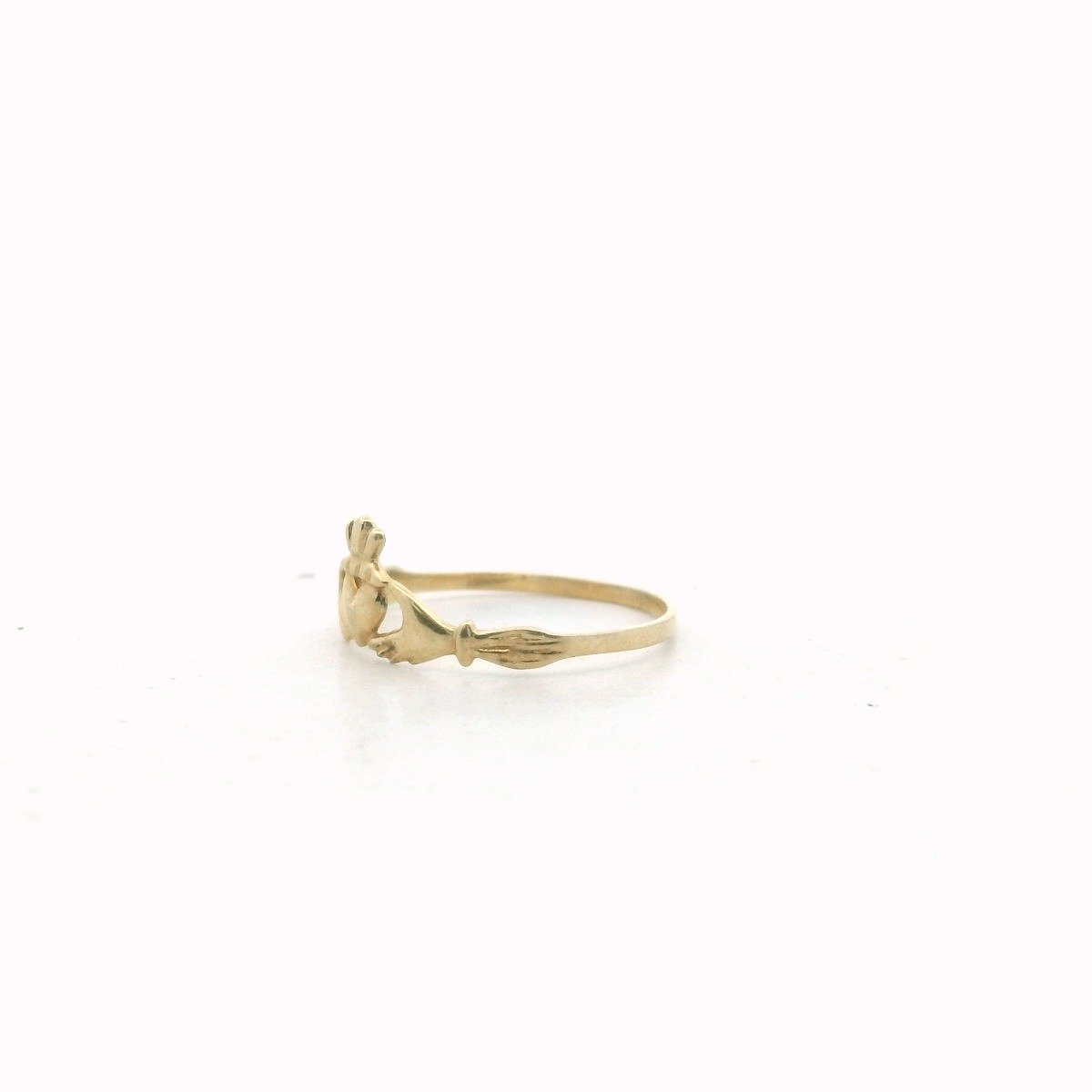 10K Yellow Gold Claddagh Ring