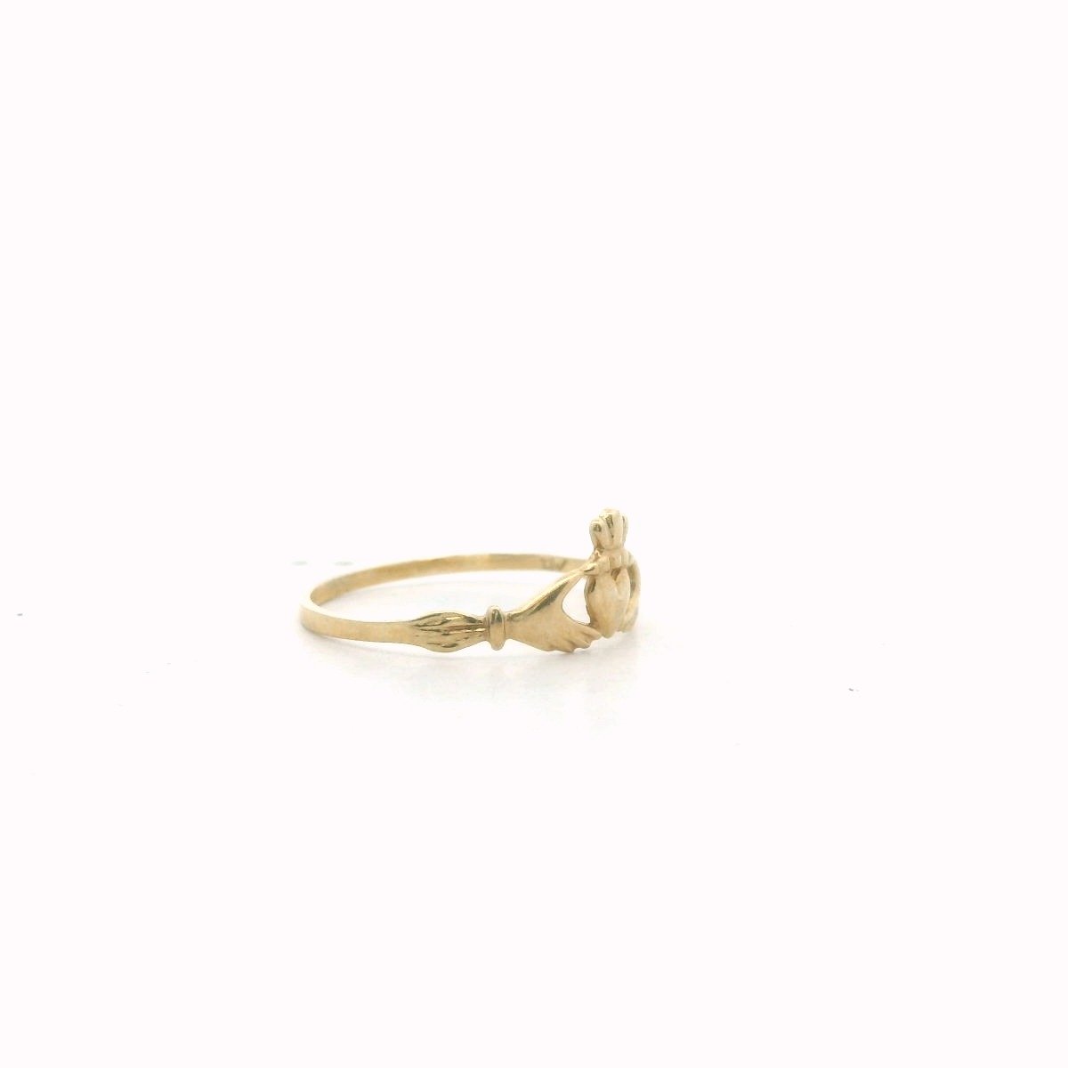 10K Yellow Gold Claddagh Ring