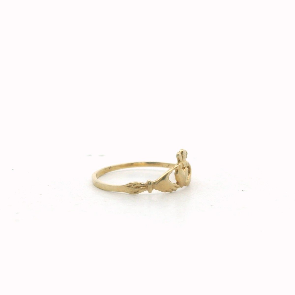 10K Yellow Gold Claddagh Ring