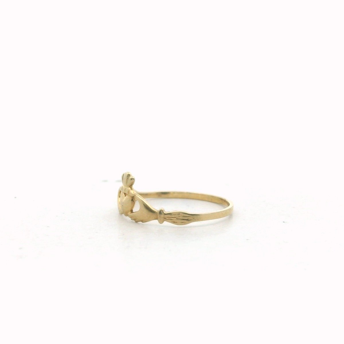 10K Yellow Gold Claddagh Ring