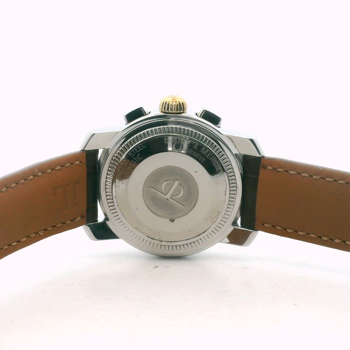 Baume & Mercier 18K Gold & Steel Chronograph Automatic Watch